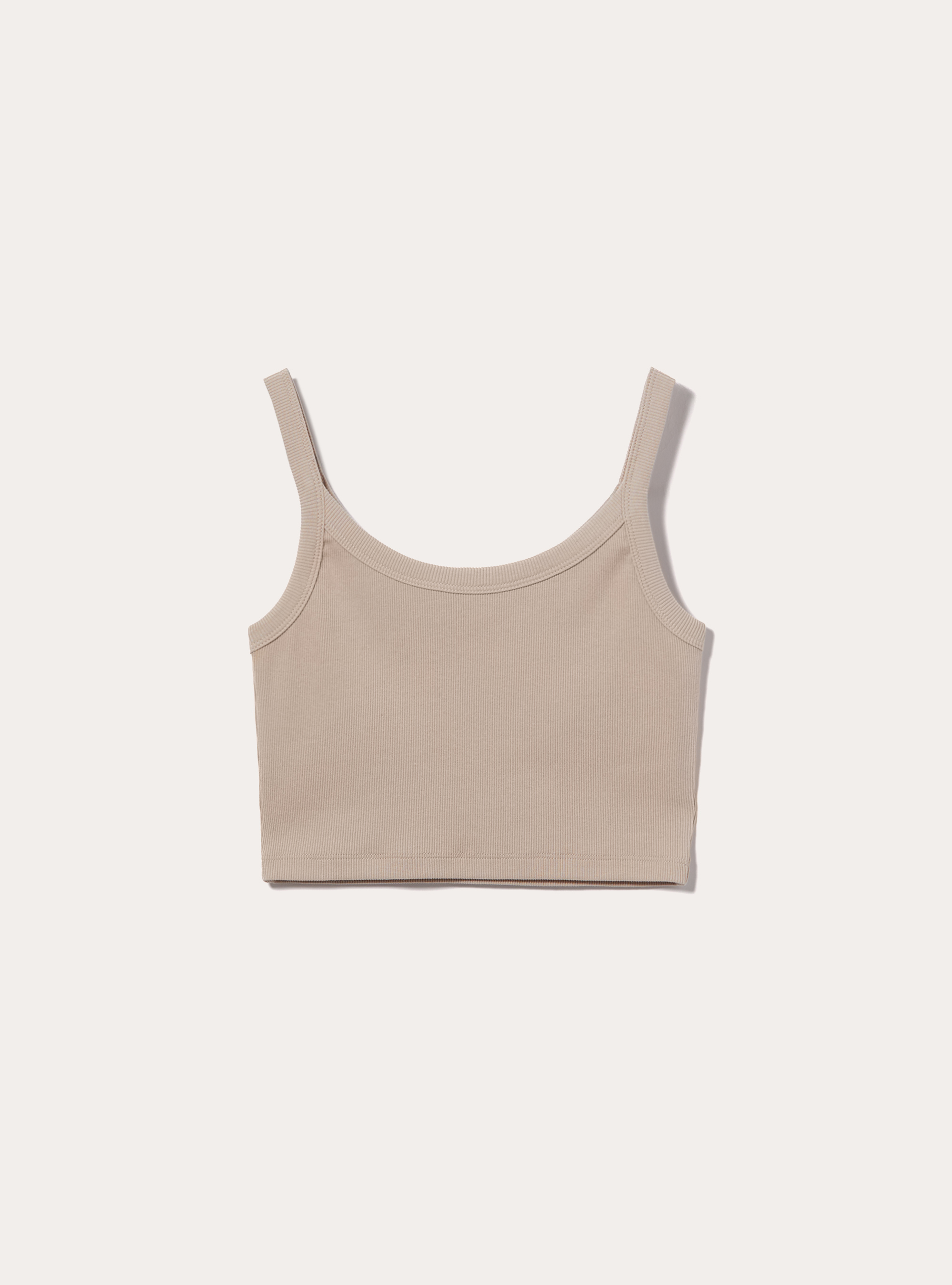 Canotta basica a coste, BG3 BEIGE LIGHT