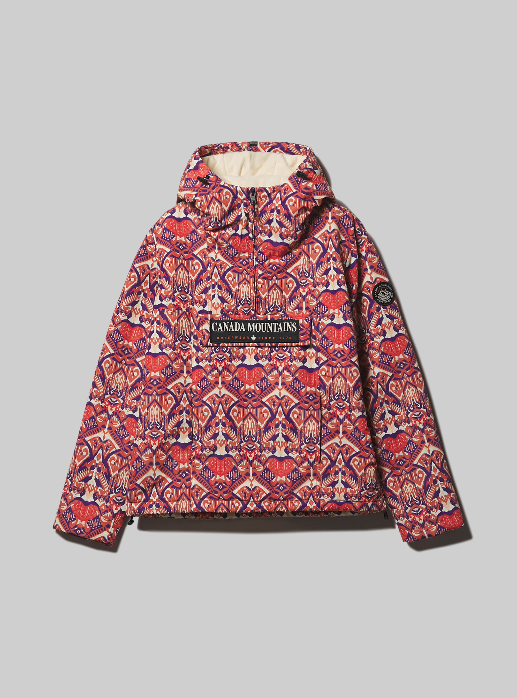 Anorak jacket with recycled padding, OR2 ORANGE MED.