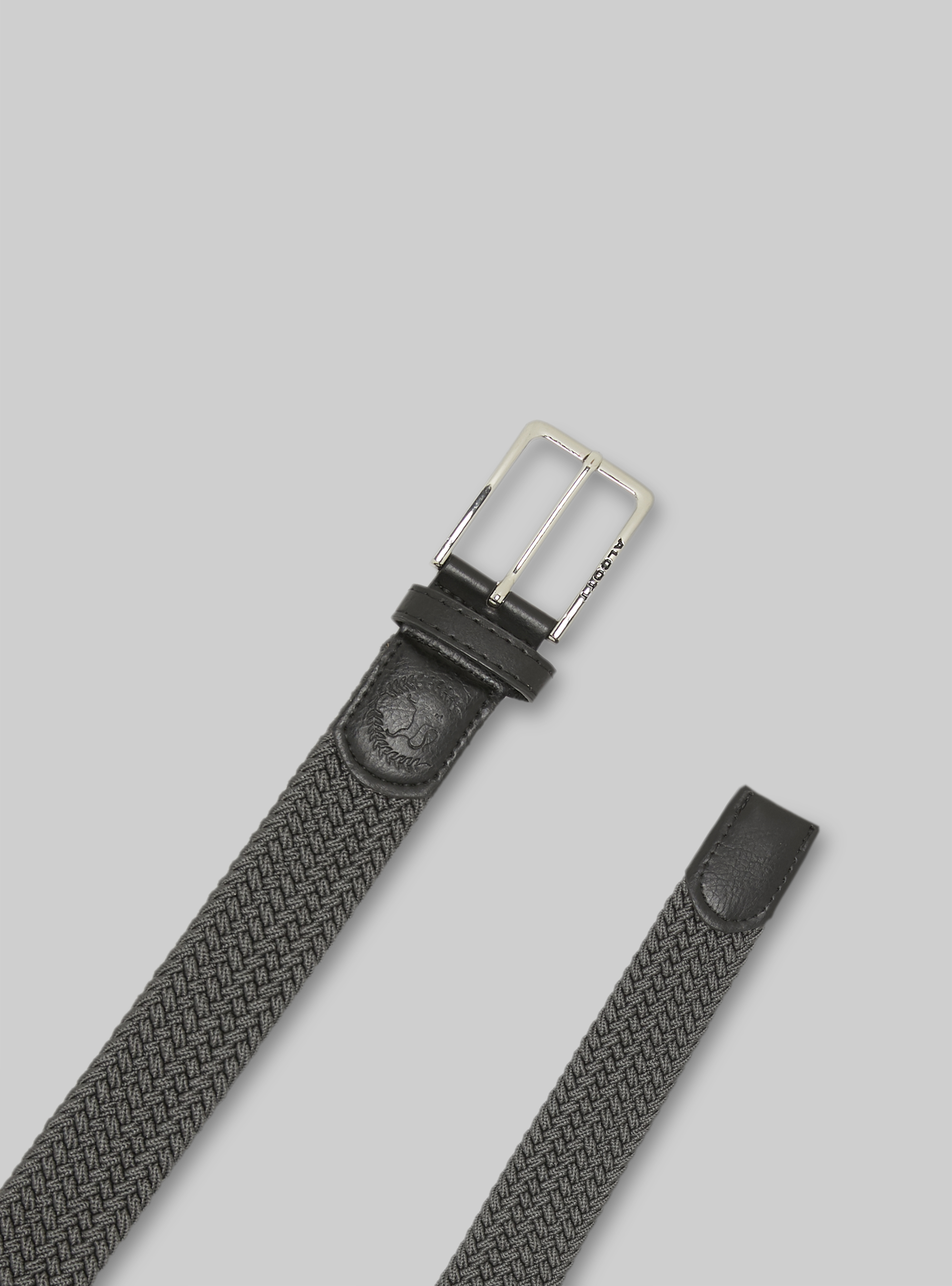 Cintura intrecciata, GY2 GREY MEDIUM