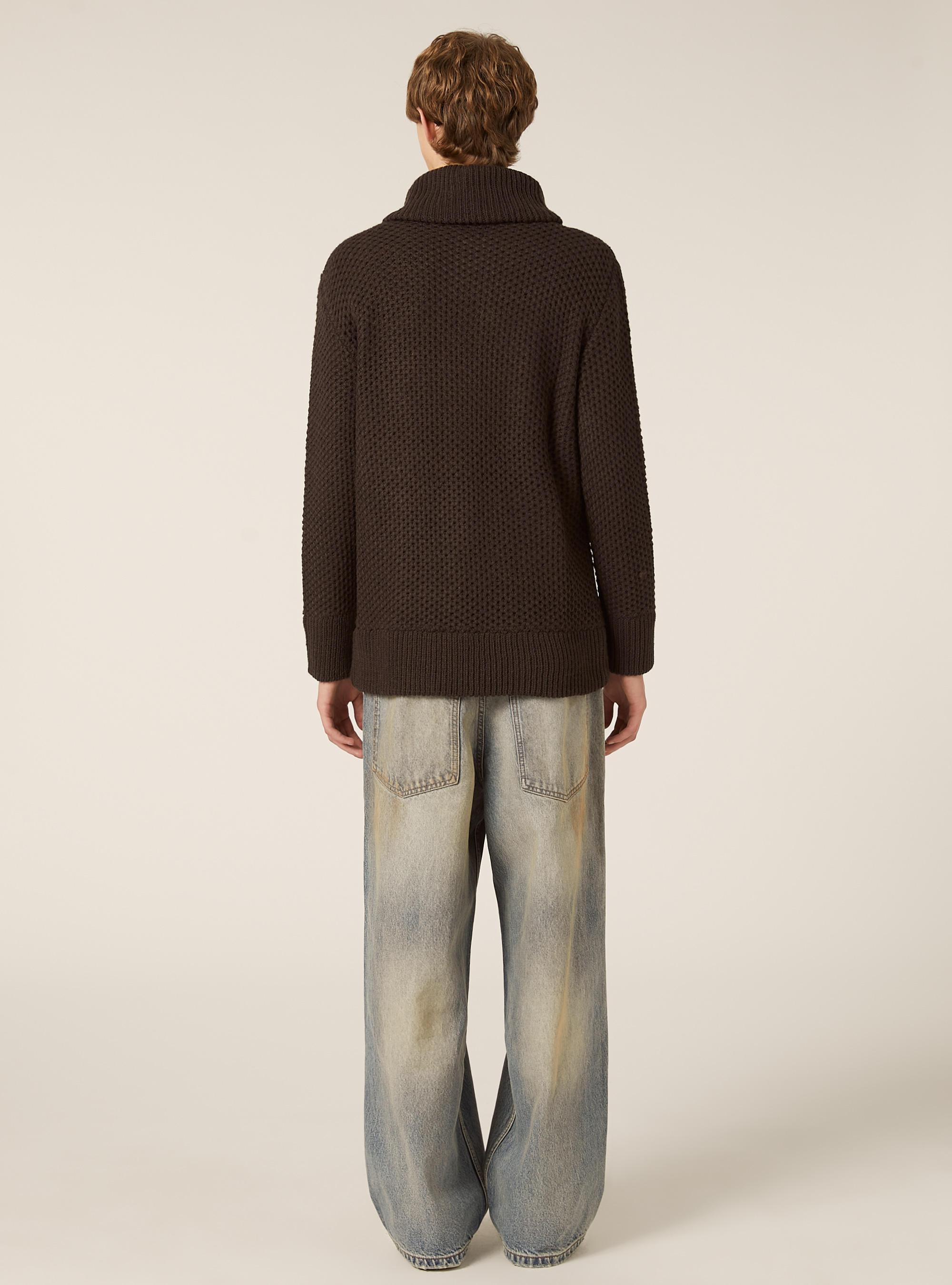 Pullover mit Polokragen, BR2 BROWN MEDIUM