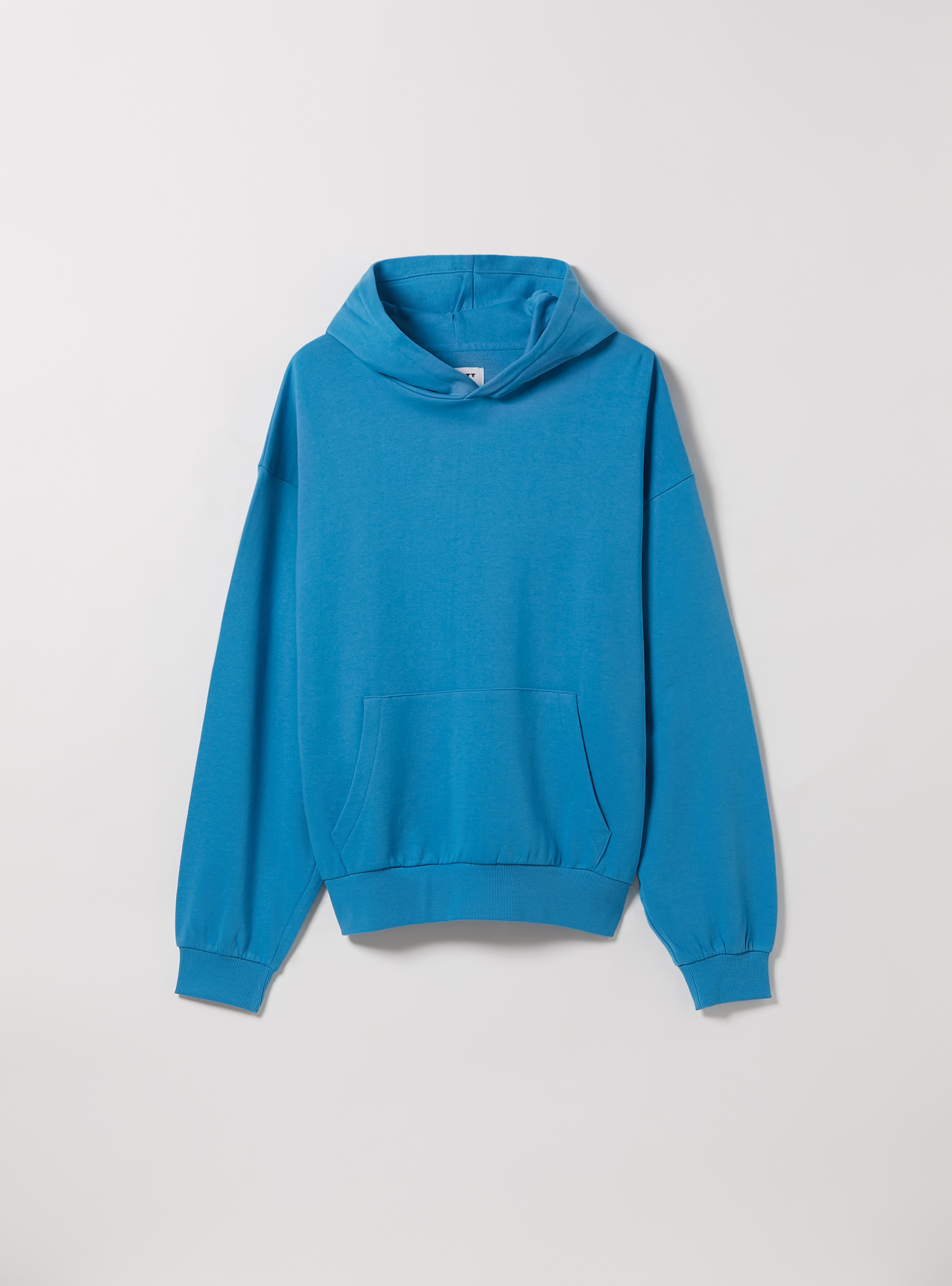 Boxy Fit Hooded Sweatshirt, AZ1 AZURE DARK