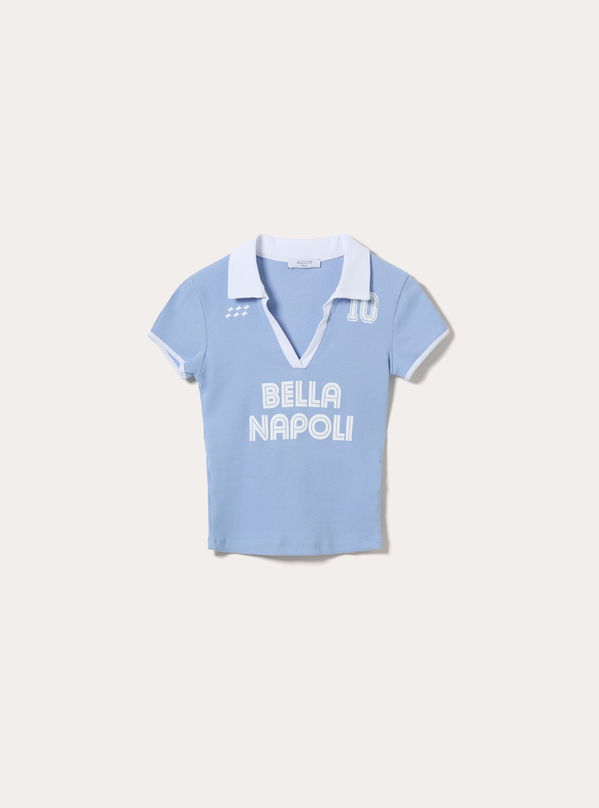 Maglia polo stampata, AZ1 AZURE DARK