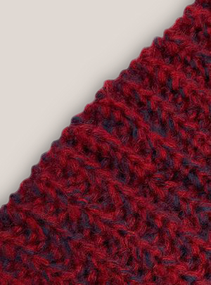 Collo in maglia, BORDEAUX