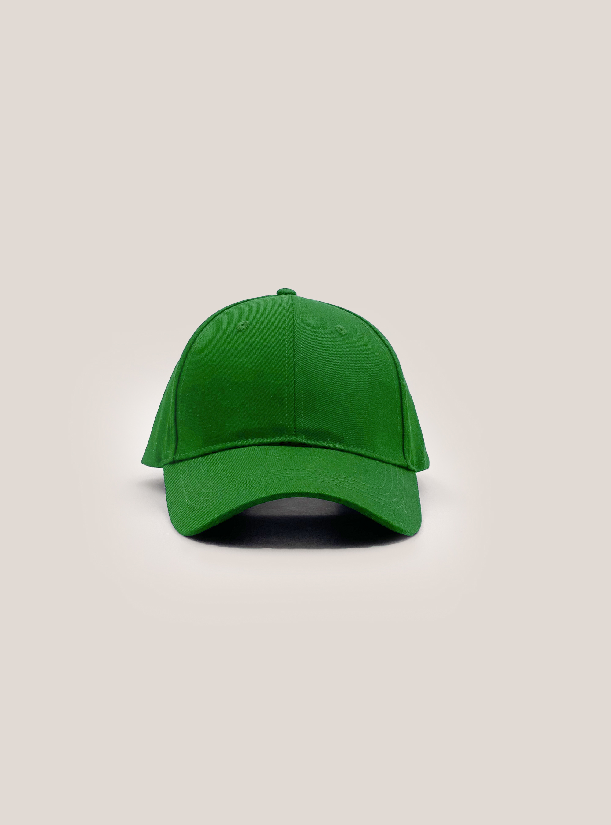 Cappello in tinta unita con visiera, C6575 GREEN