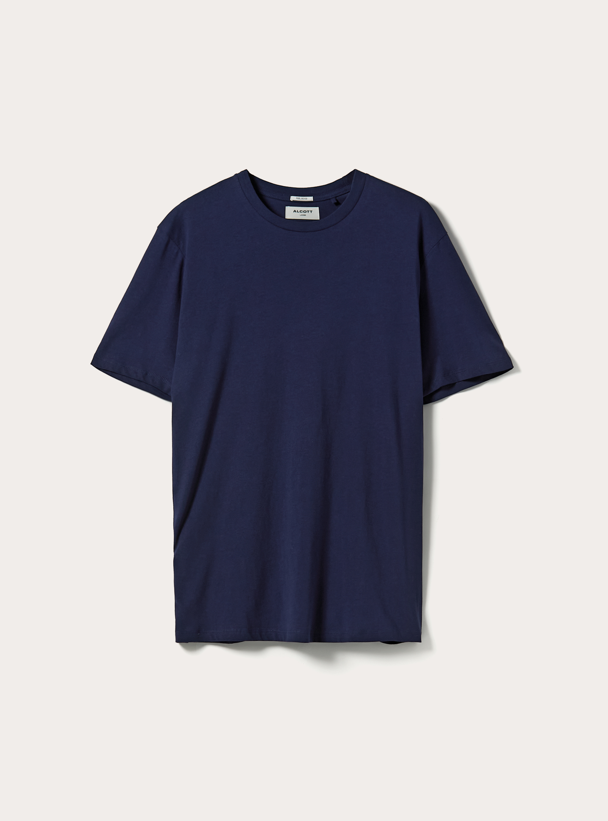 Crew-neck cotton T-shirt, NA1 NAVY DARK