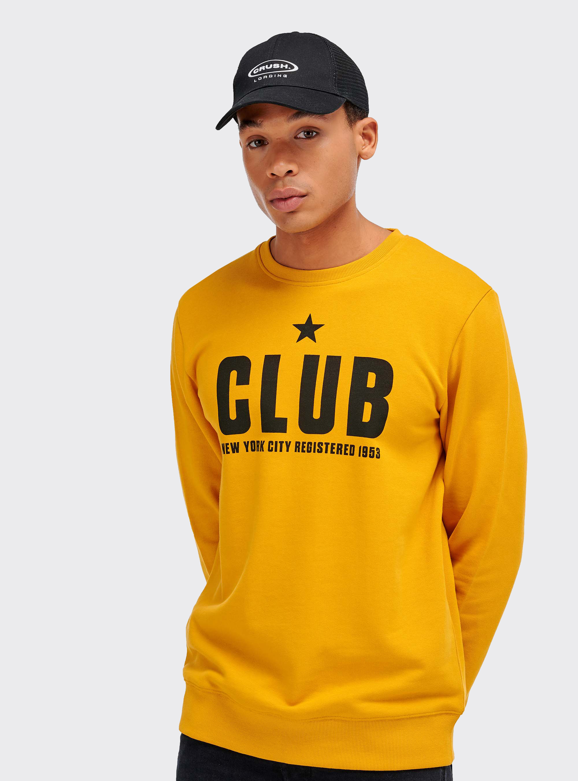 Chapeau avec visière et avec broderie, C101 BLACK