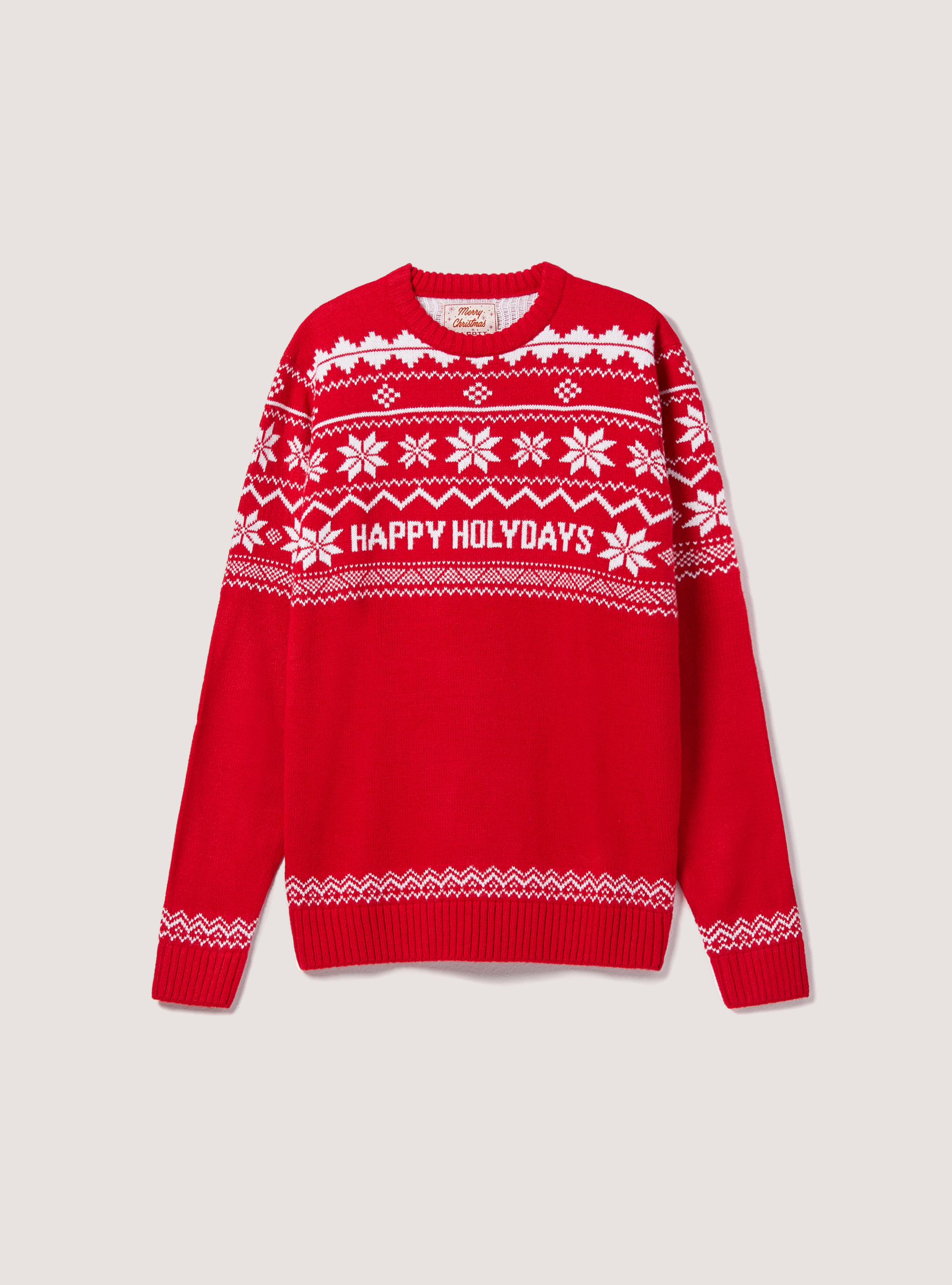 Pullover Christmas Family Collection, WH1 OFF WHITE