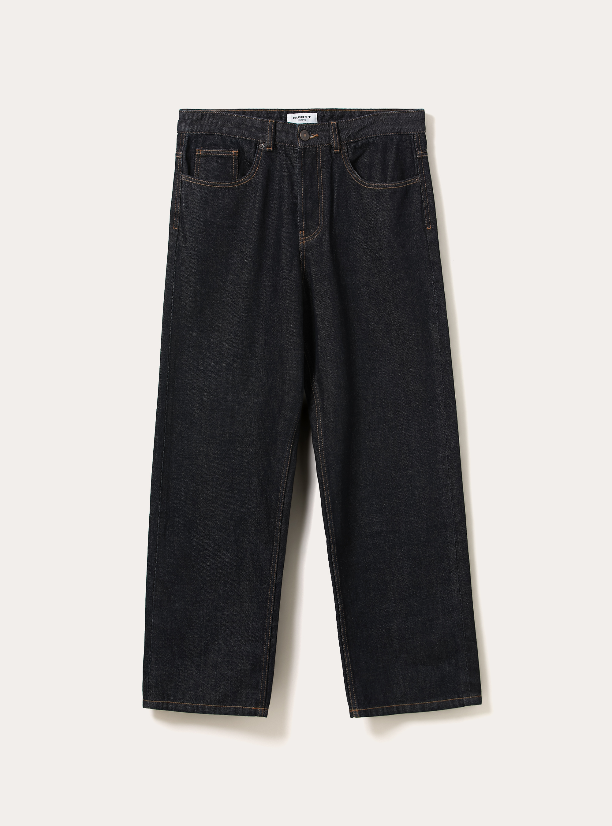 Jeans mit geradem Schnitt, D001 DEEP BLUE