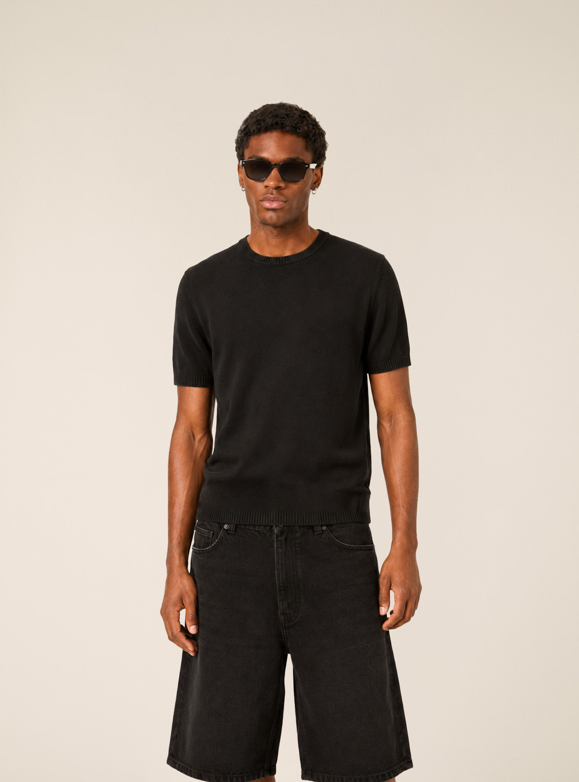 Maglia  a girocollo, BK1 BLACK