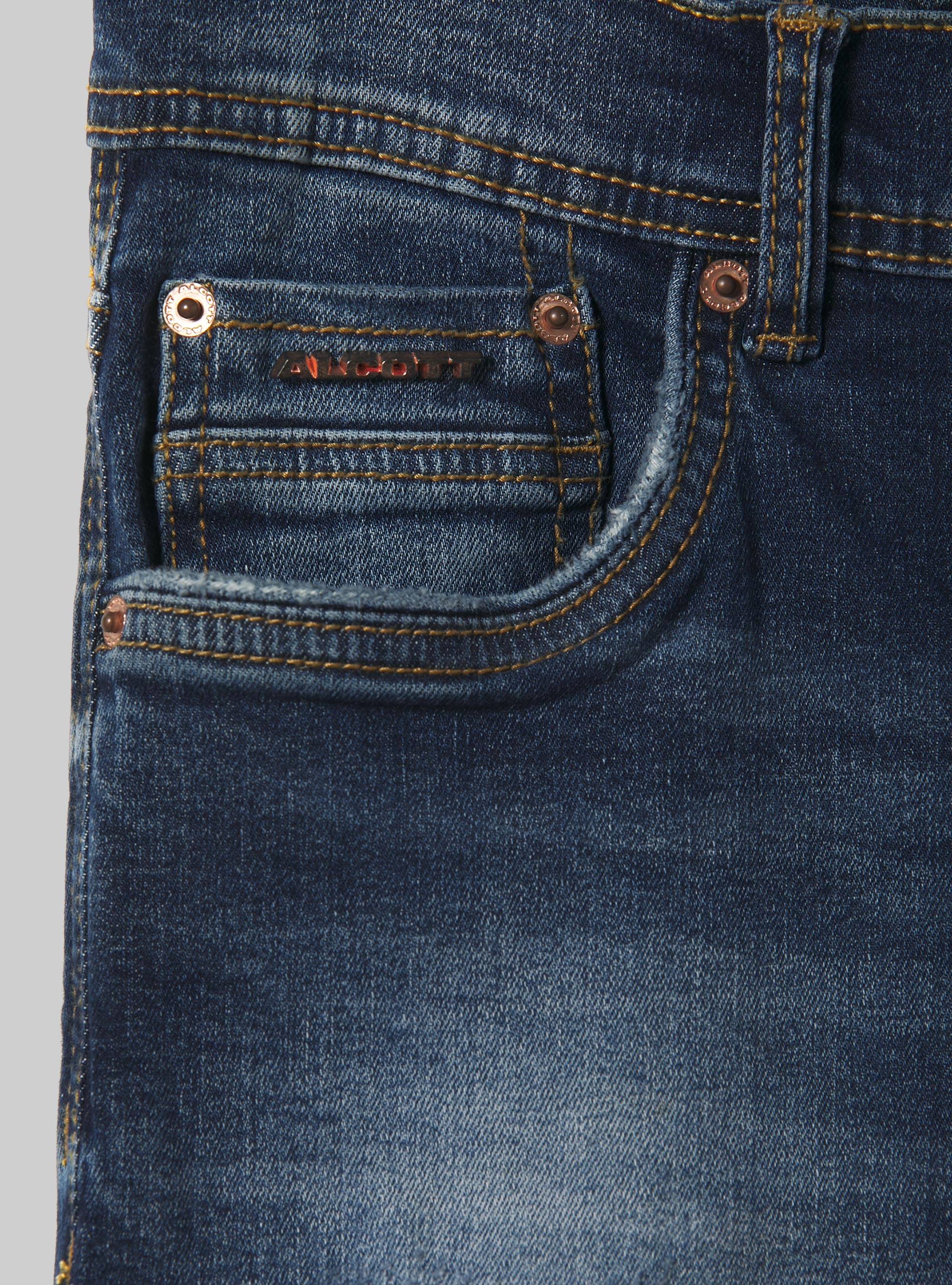 Jean super skinny en denim stretch, D002 MEDIUM DARK BLUE