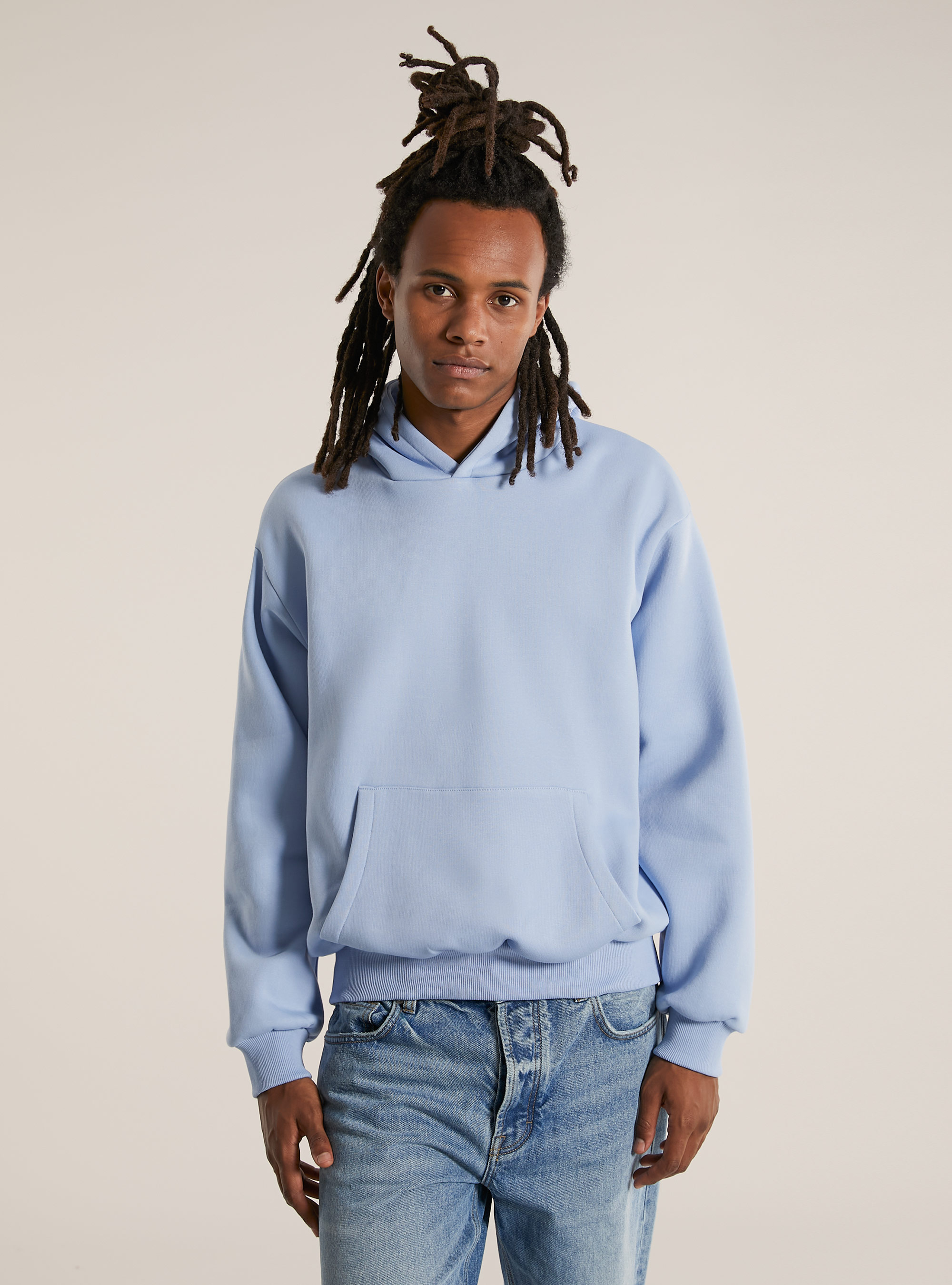 Boxy fit hoodie, AZ3 AZURE LIGHT