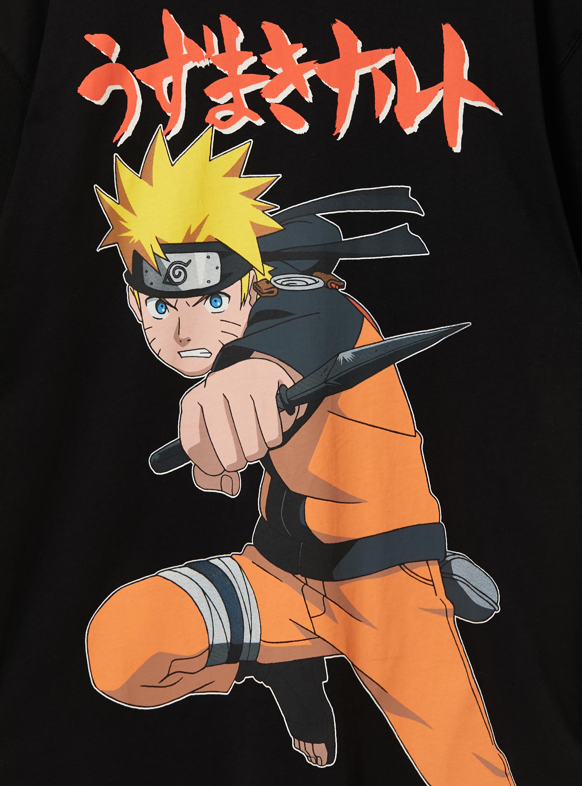 Camiseta Naruto / Alcott, BK1 BLACK
