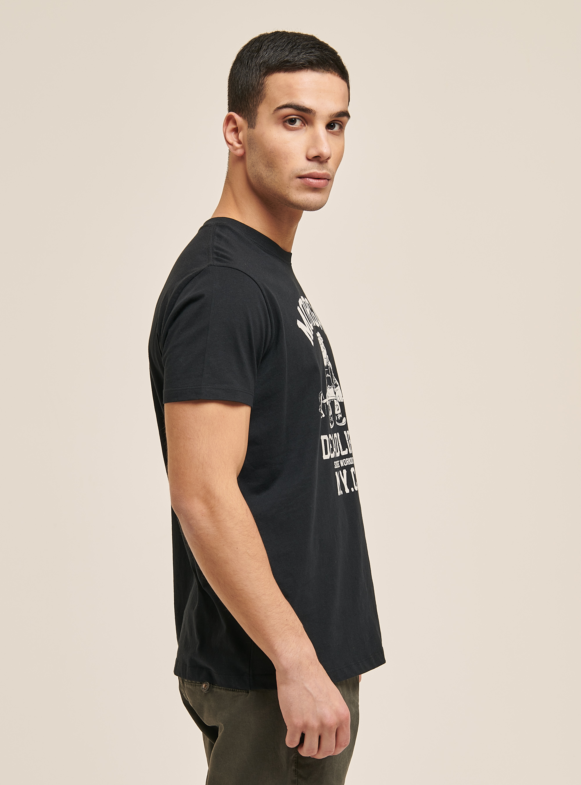 Maglietta Popeye / Alcott, NERO