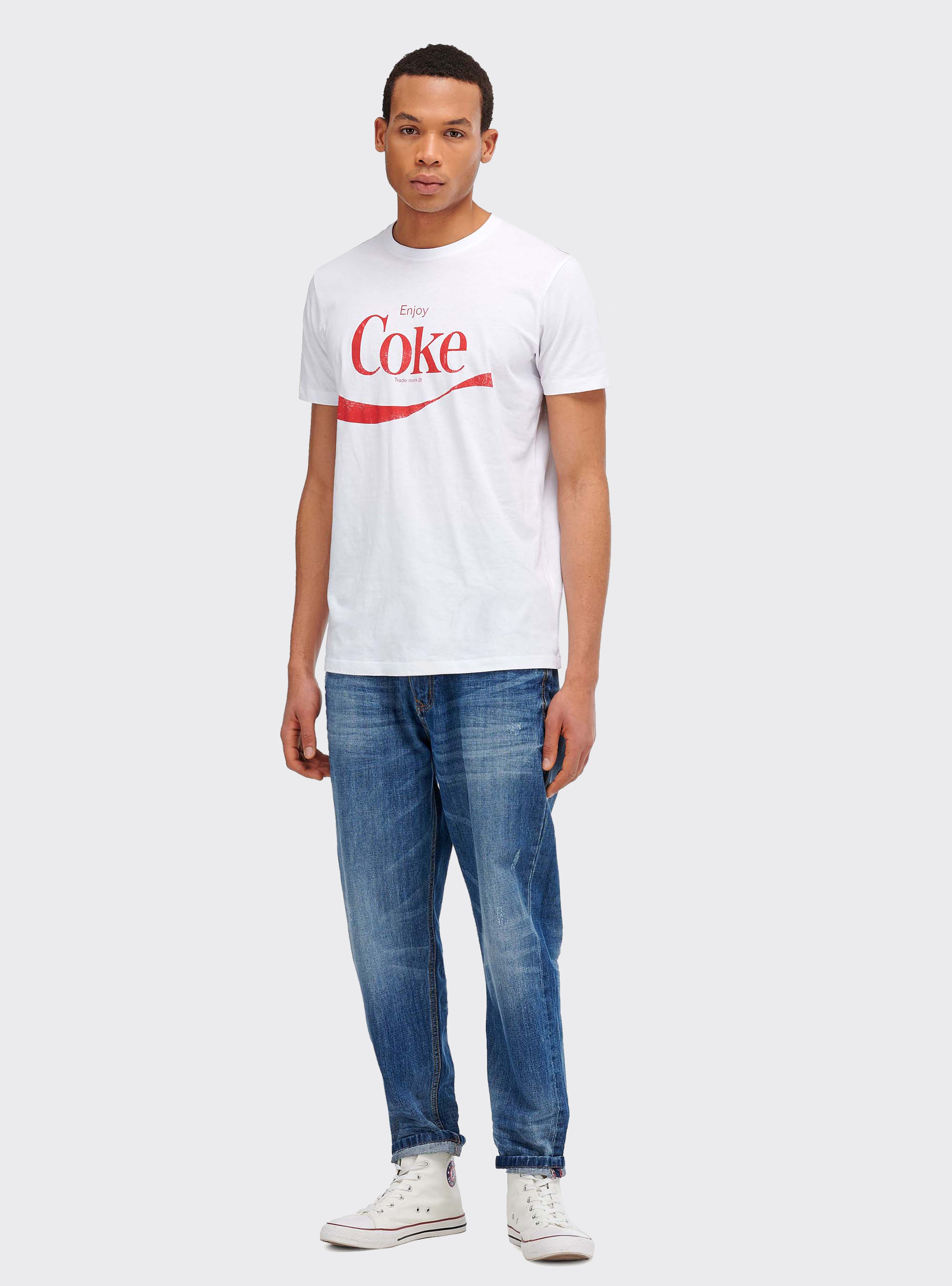 Maglietta Cola Cola x Alcott, BIANCO