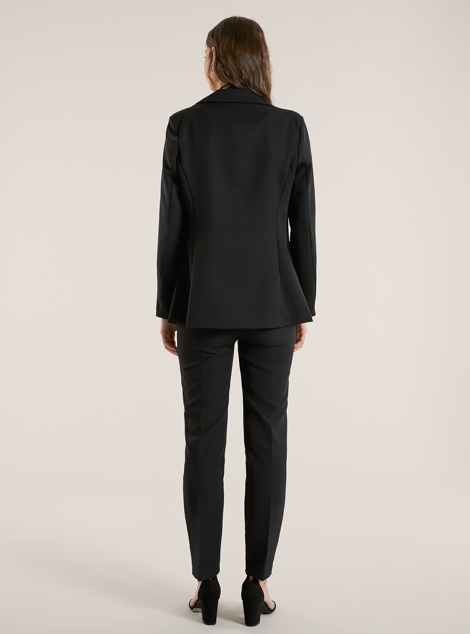 Single-breasted blazer, BK1 BLACK
