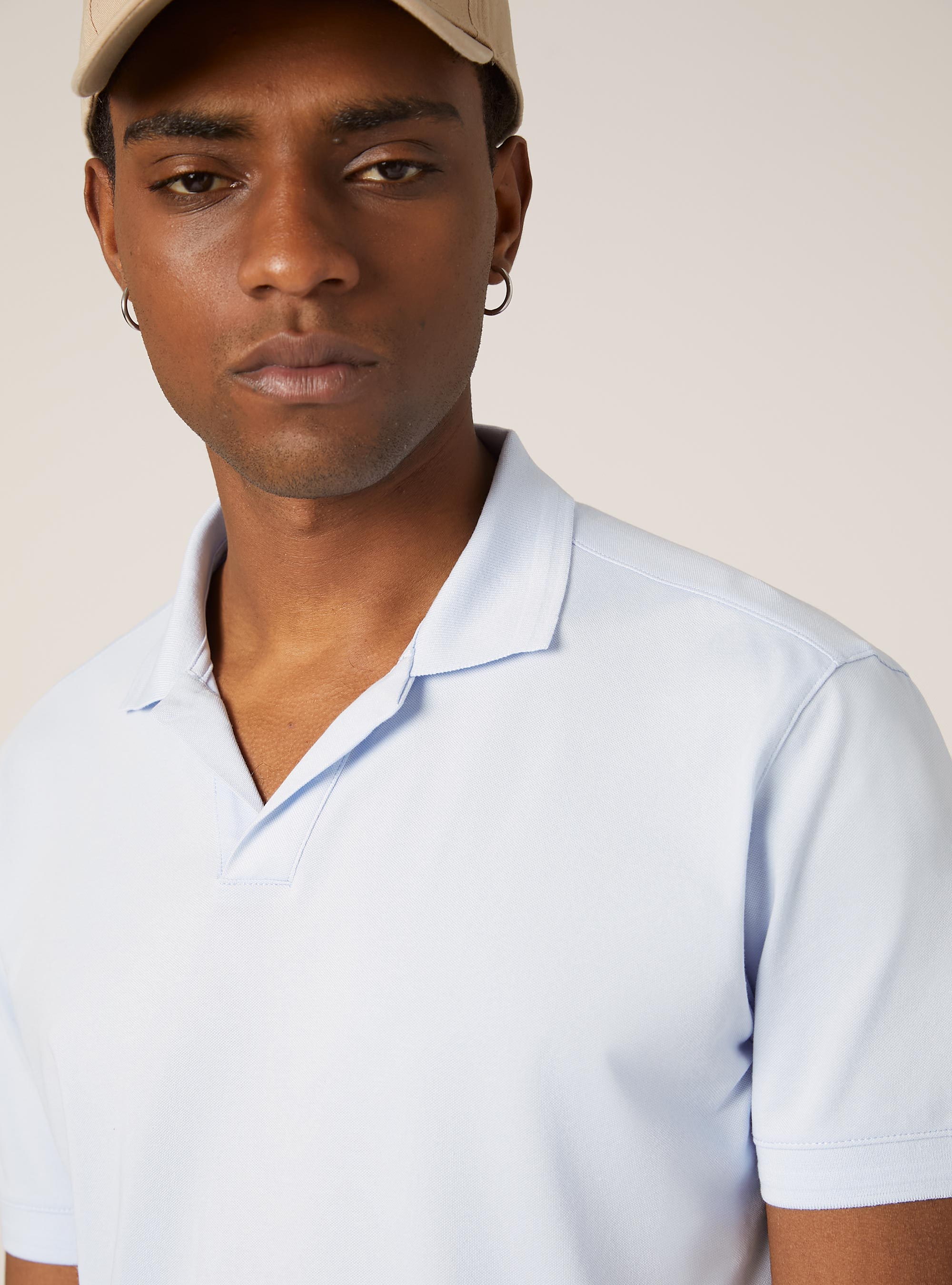 Polo in piquet aires performante  regular fit, AZ3 AZURE LIGHT