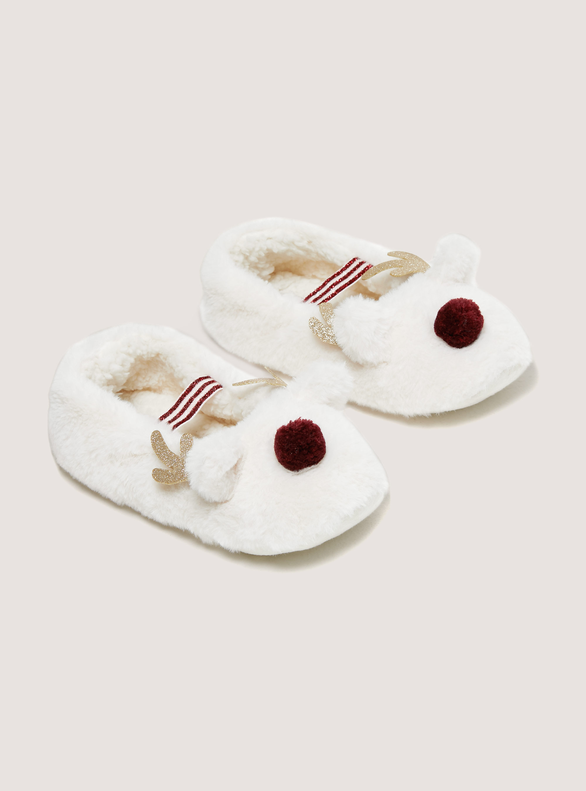 Pantofole Christmas Collection, WH1 OFF WHITE