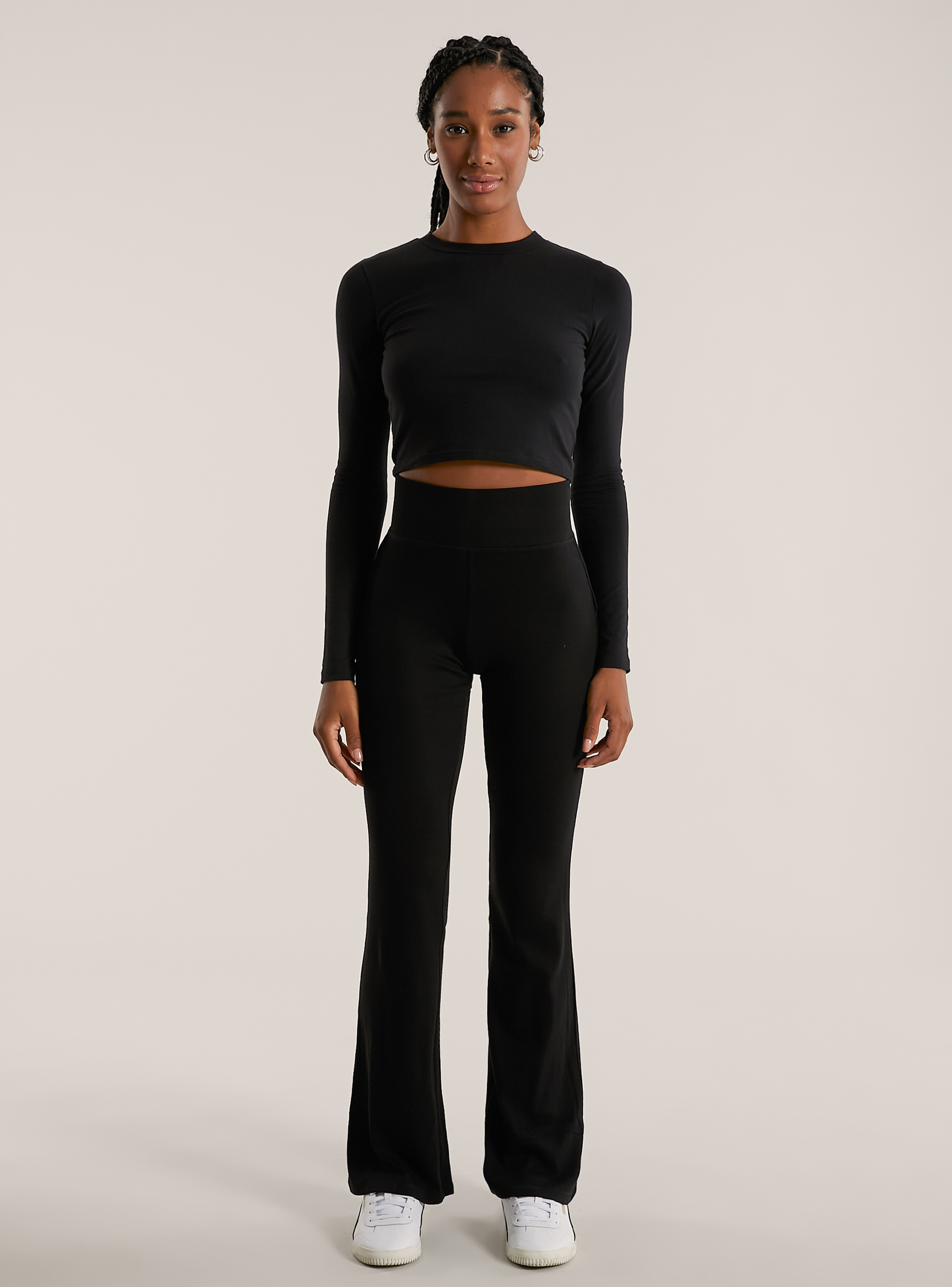 Leggings &eacute;vas&eacute;s, BK1 BLACK