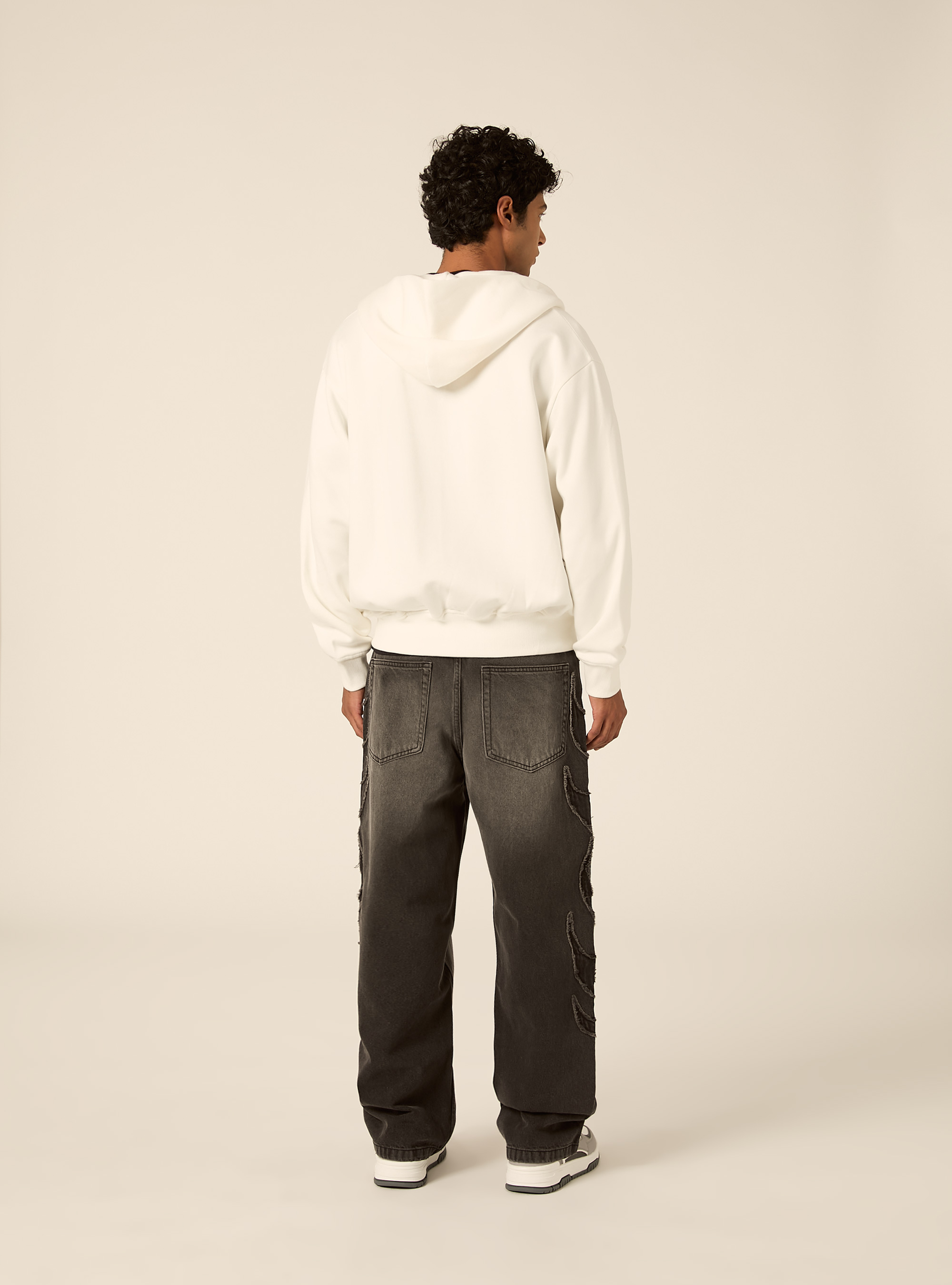 Cardigan basico boxy fit, WH2 WHITE