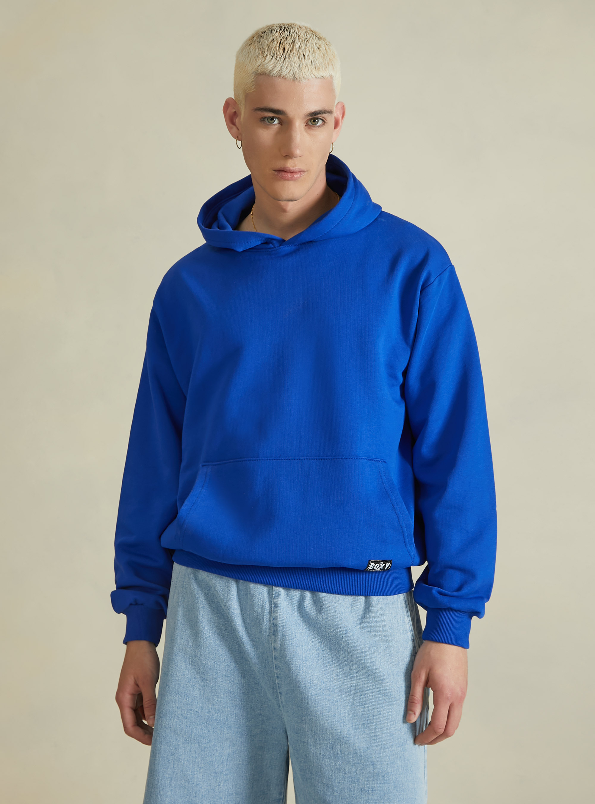 Sudadera con capucha Boxy Fit, RY2 ROYALE MEDIUM