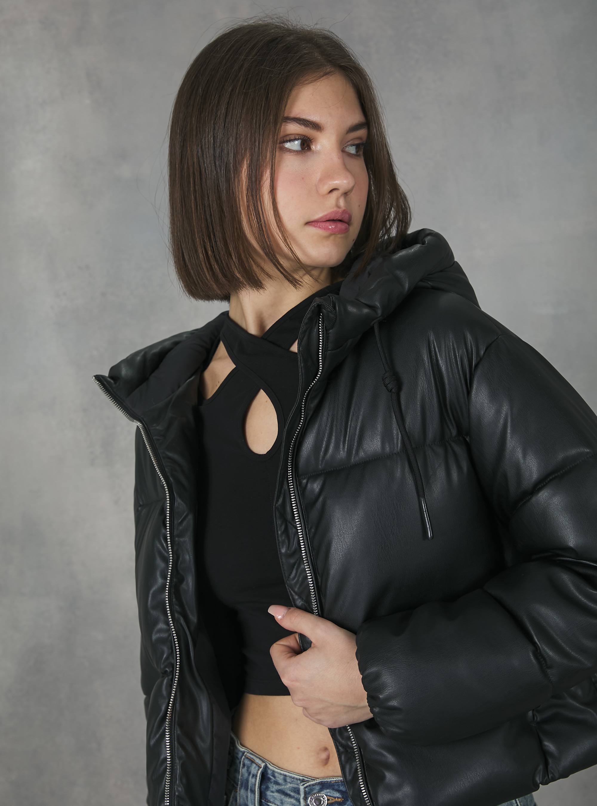 Leathereffect bomber jacket Alcott Women's Jackets