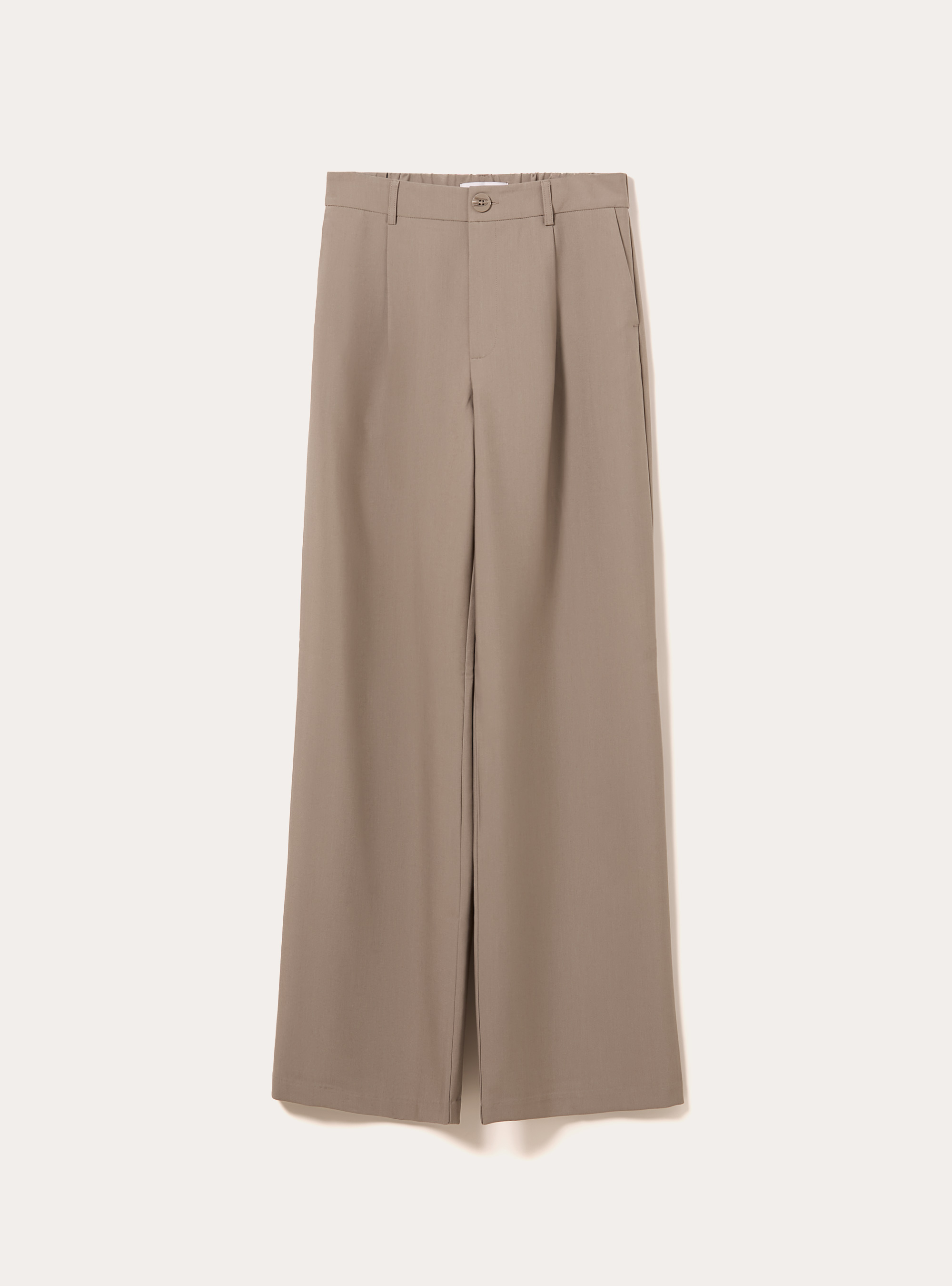 Tailored trousers with pleats, BG1 BEIGE DARK