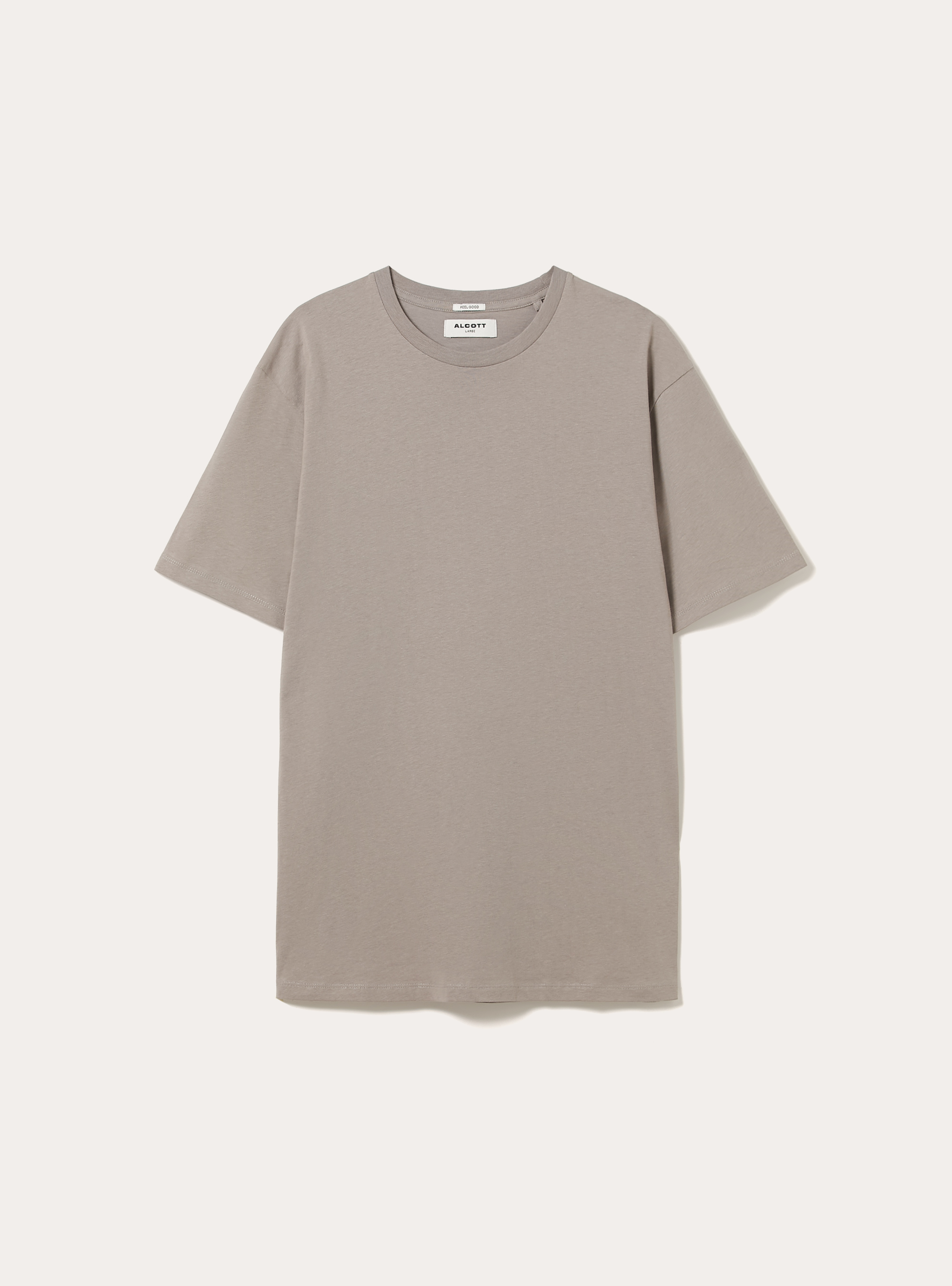 T-shirt basique en coton, GY2 GREY MEDIUM