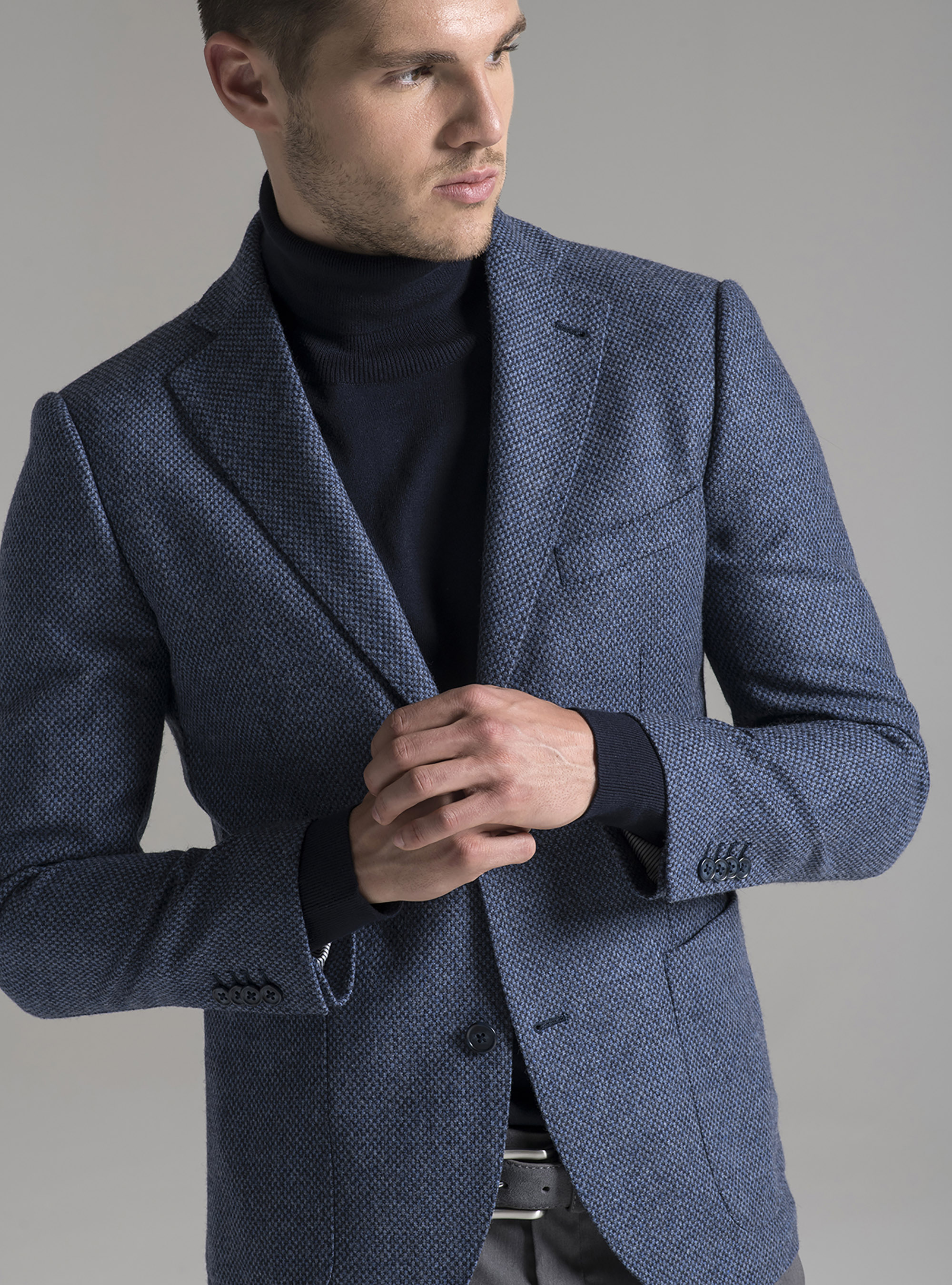 Giacca in lana, BLU MARINO