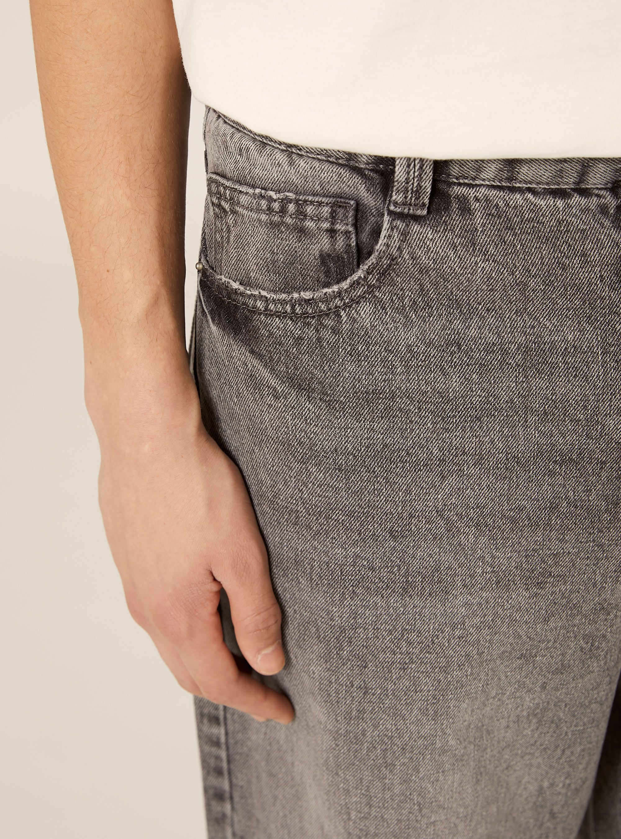 Denim 5 pocket super buggy, D00G GREY