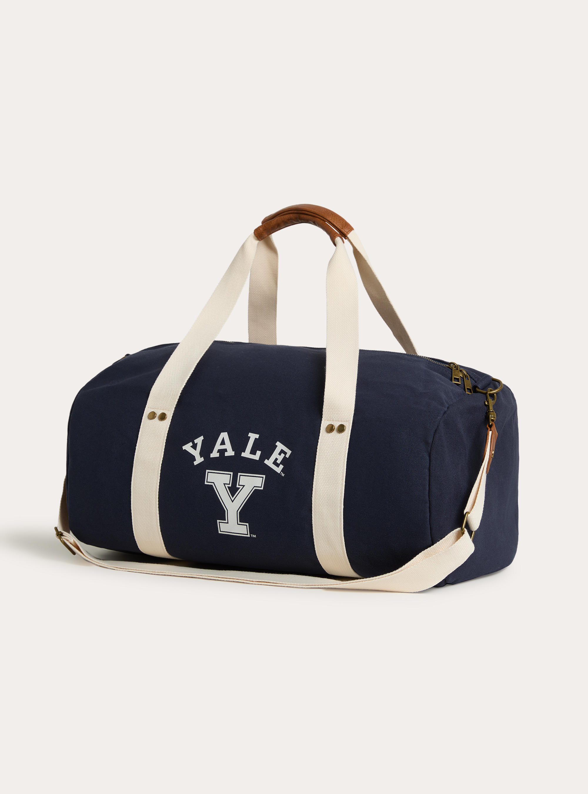 Sac de voyage en toile avec imprime Yale / Alcott, NA2 NAVY MEDIUM