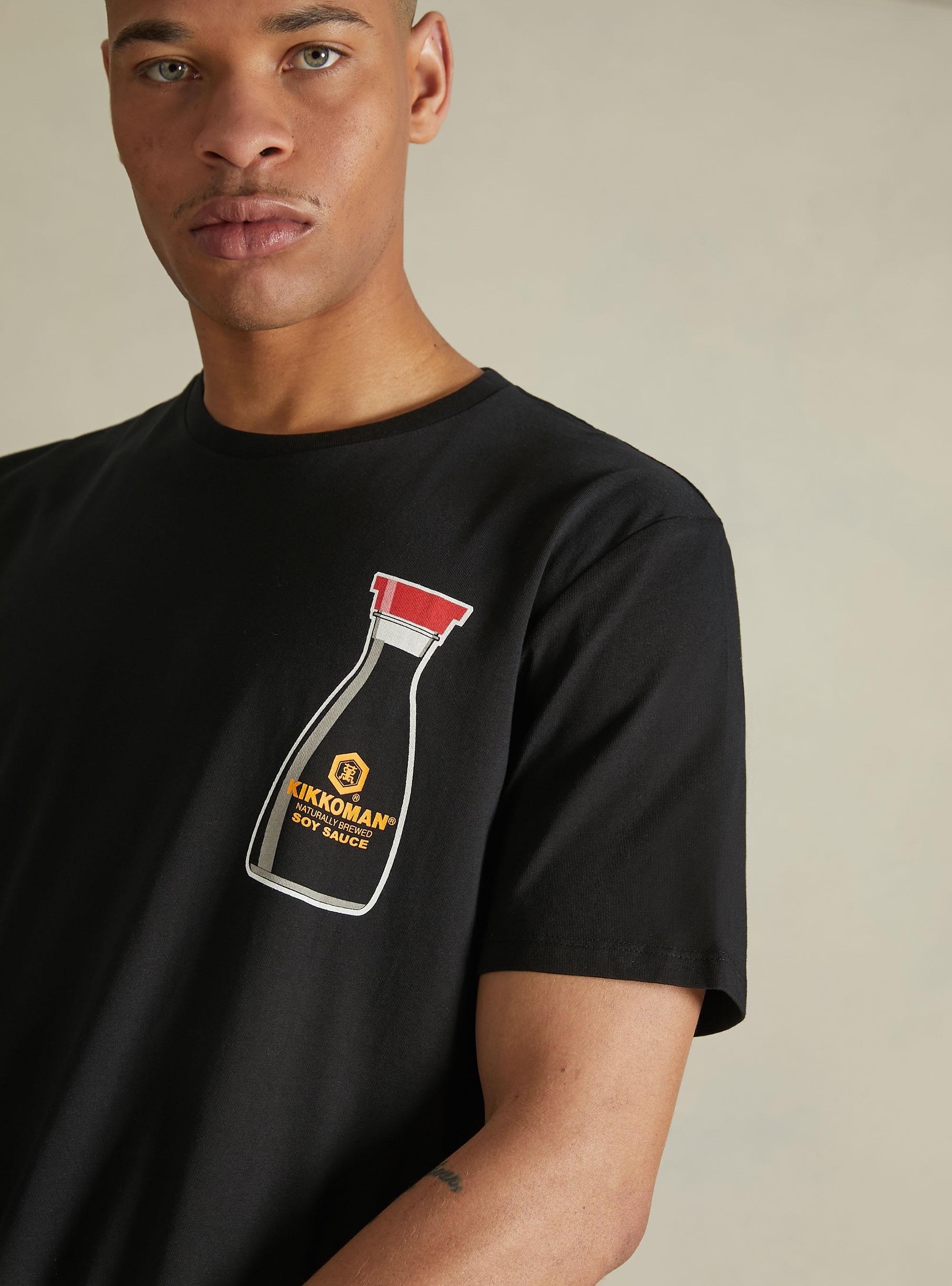 T-shirt Kikkoman / Alcott, BK1 BLACK