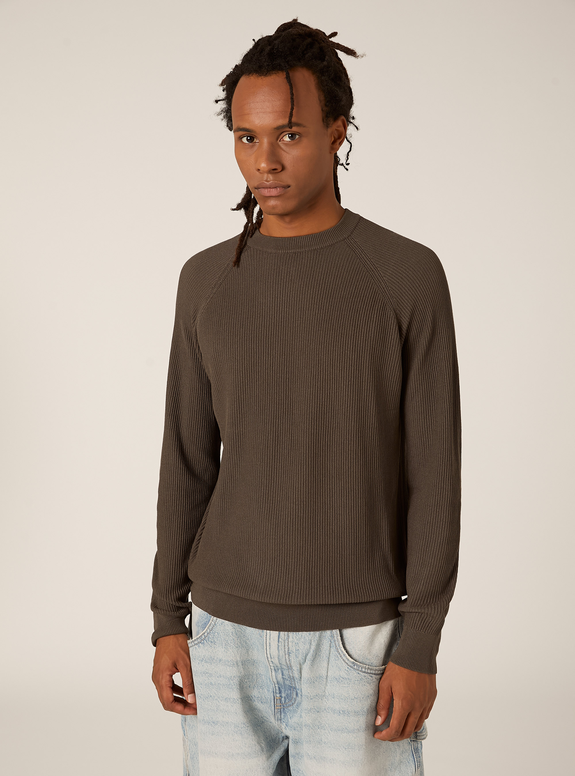 Jersey ligero de canalé, TB2 TOBACCO MEDIUM