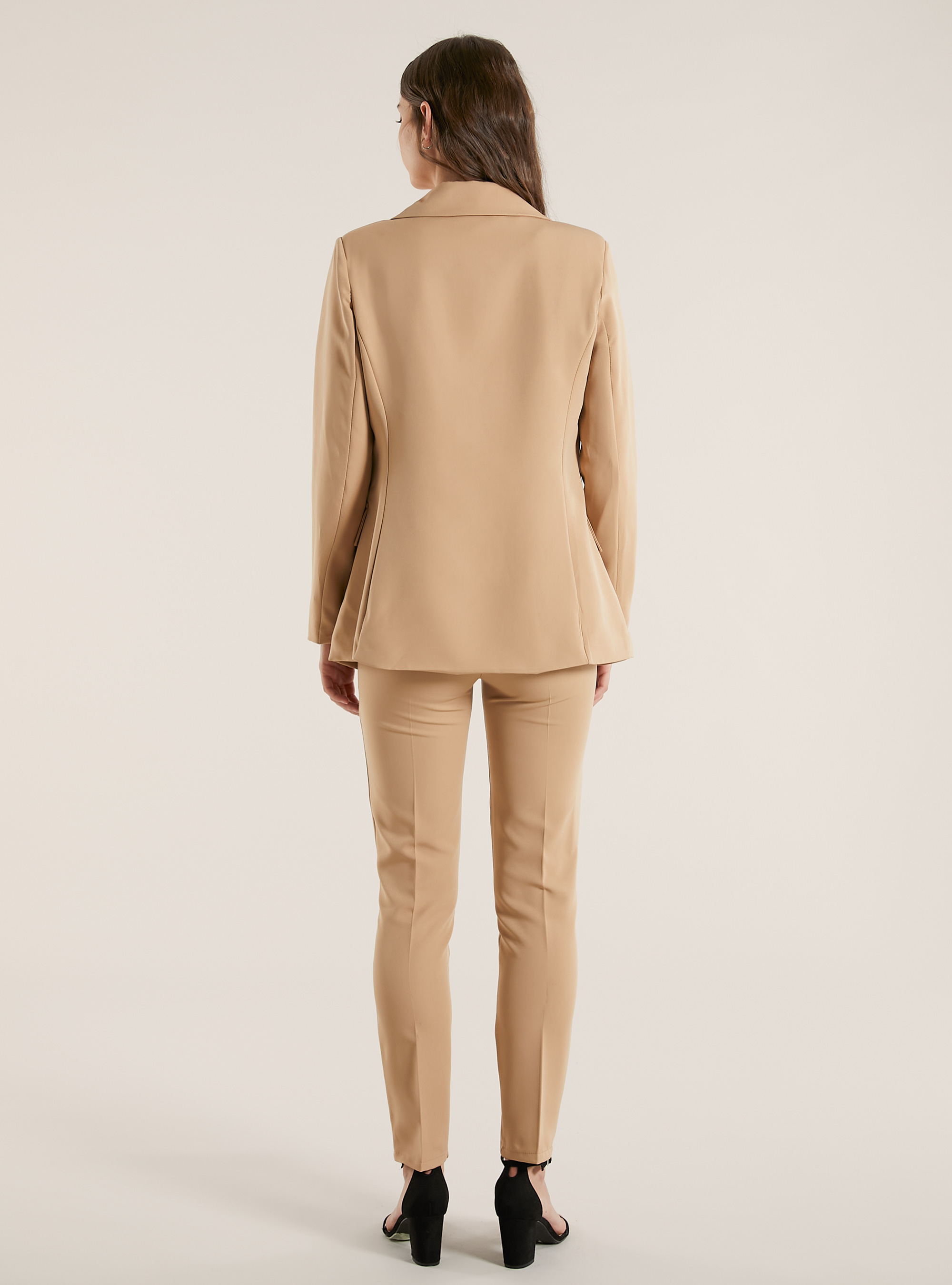 Blazer de botonadura simple, TB2 TOBACCO MEDIUM