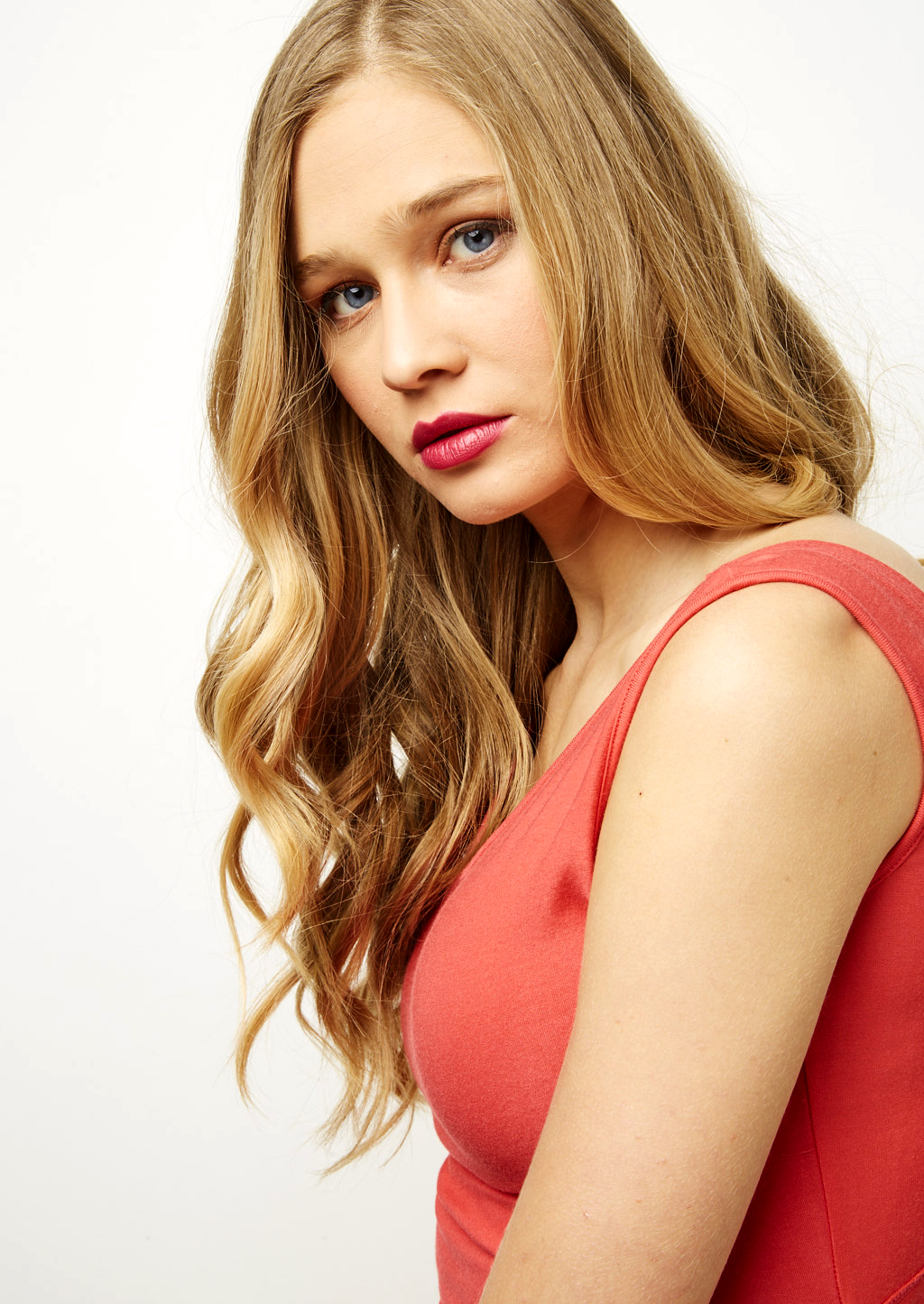 Vestito corto vestibilità aderente, C350 RED