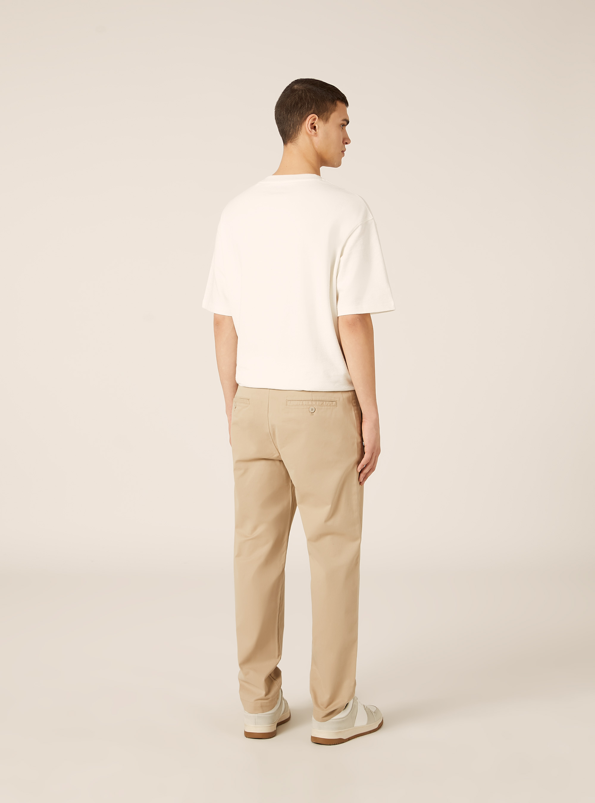 Slim fit chino trousers, BG2 BEIGE MEDIUM