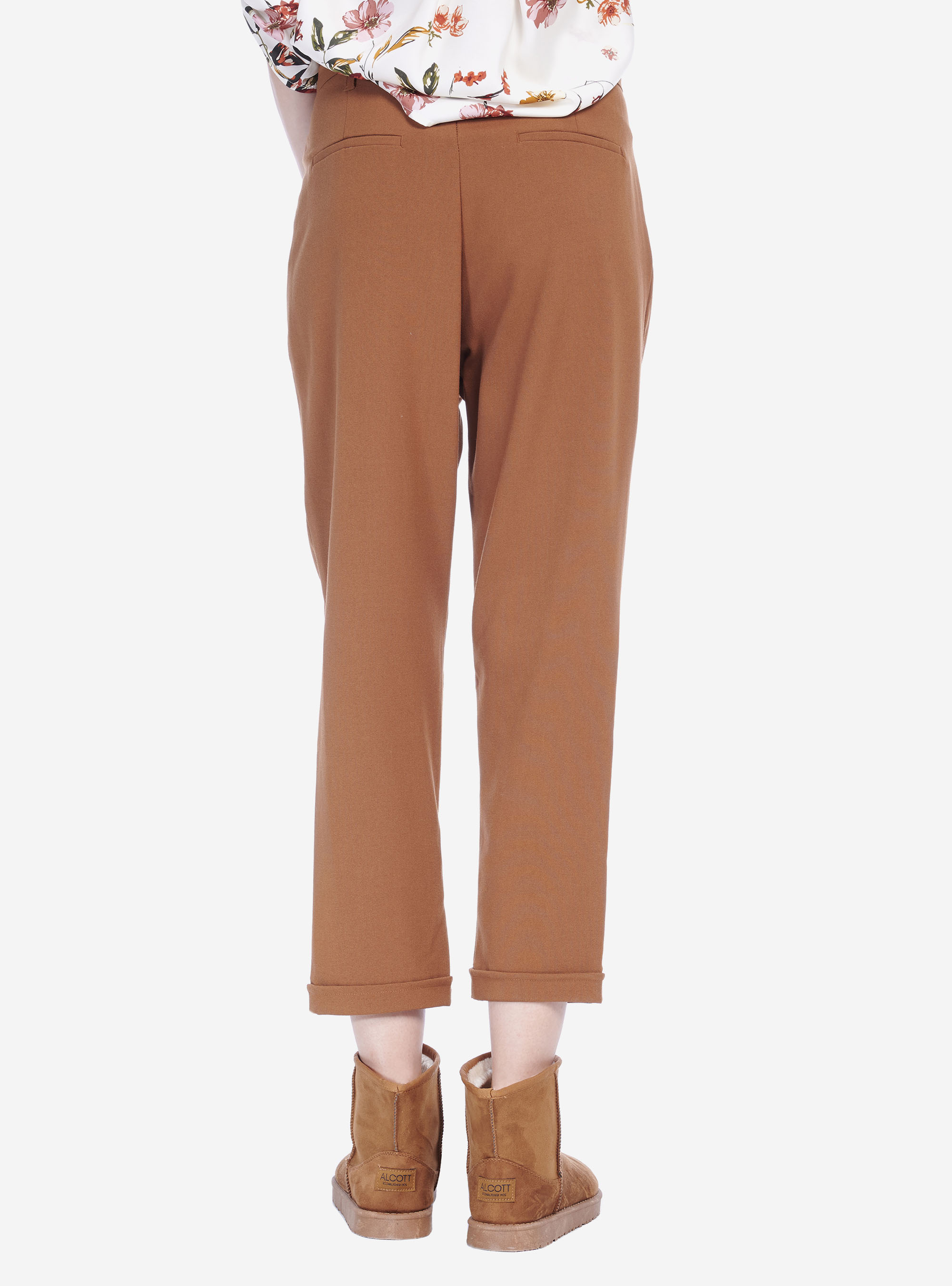 PAPERBAG PANTS, TOBACCO