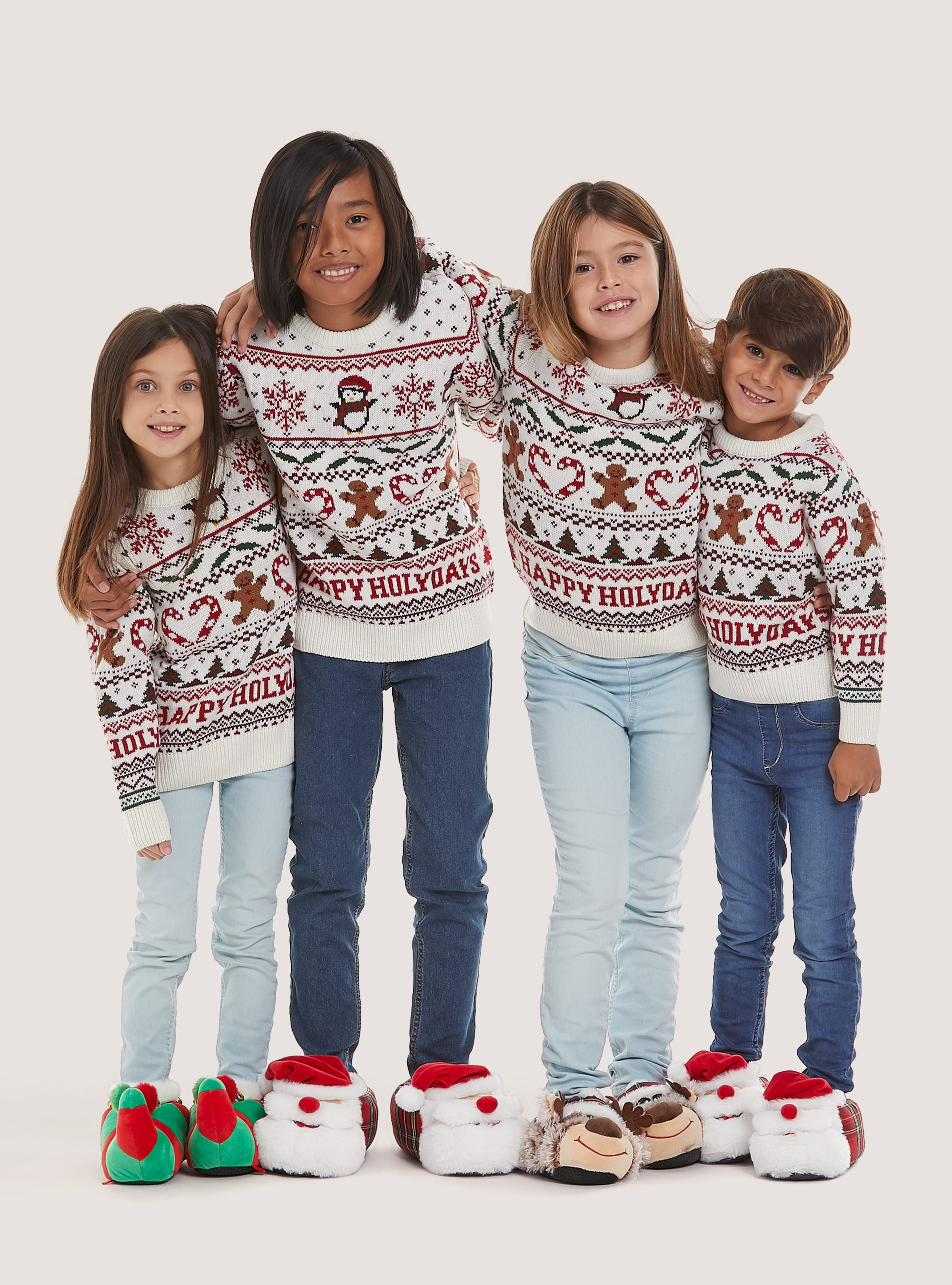 Jersey de la Colecci&oacute;n Familiar de Navidad, WH1 OFF WHITE