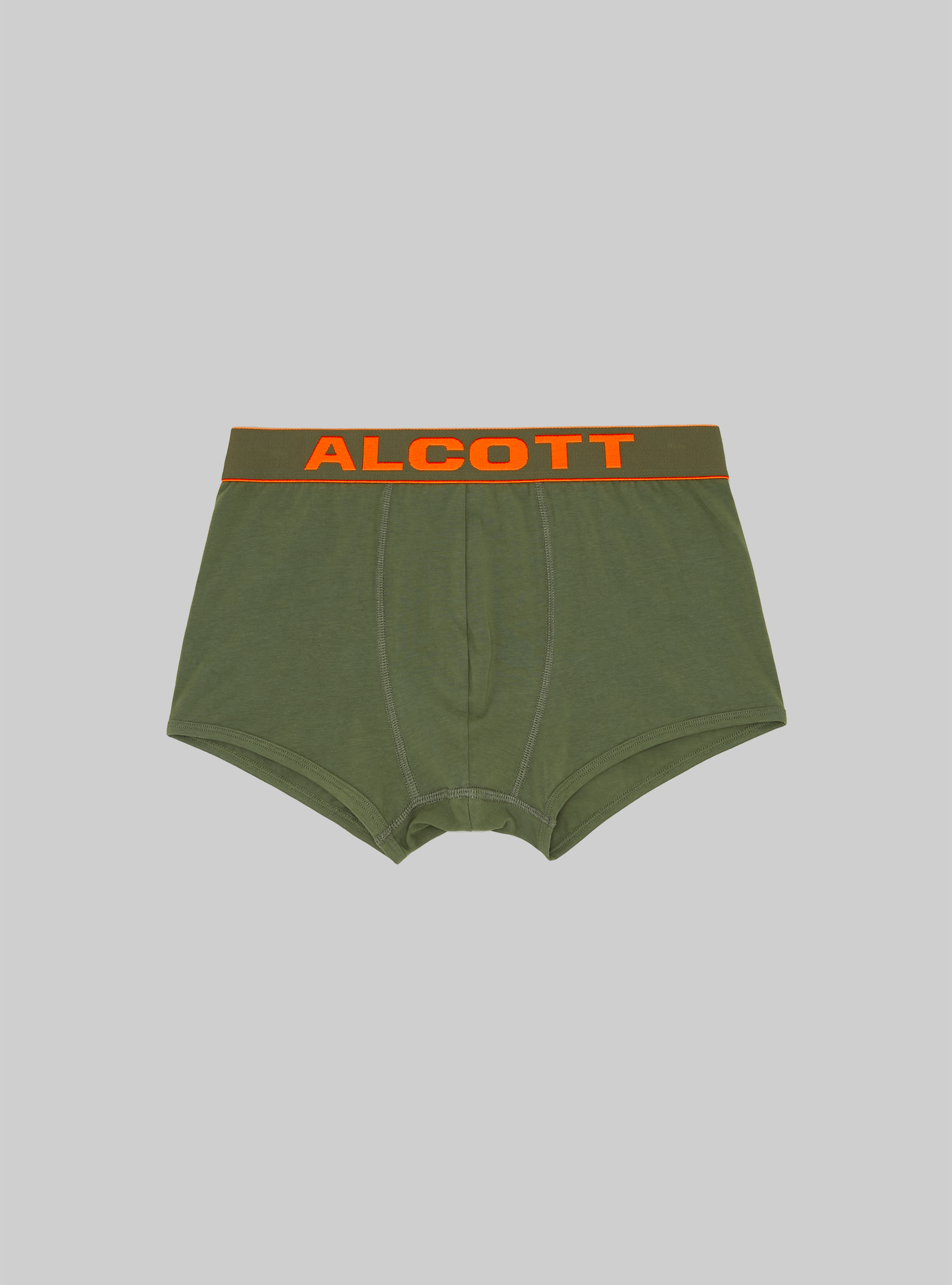 Stretch cotton boxer shorts with logo, KY2 KAKY MEDIUM