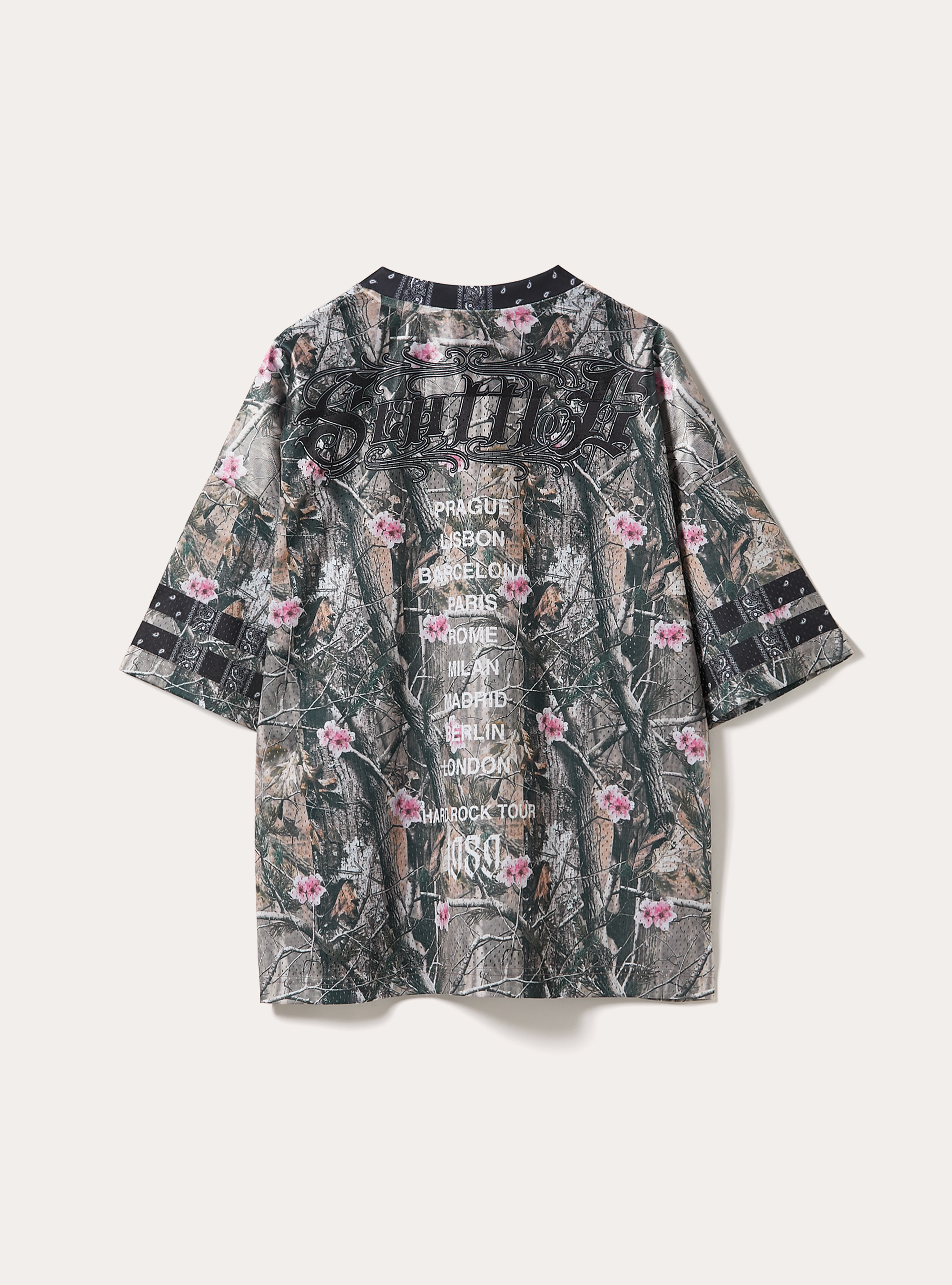 T-shirt scollo a v rock tour, KY2 KAKY MEDIUM