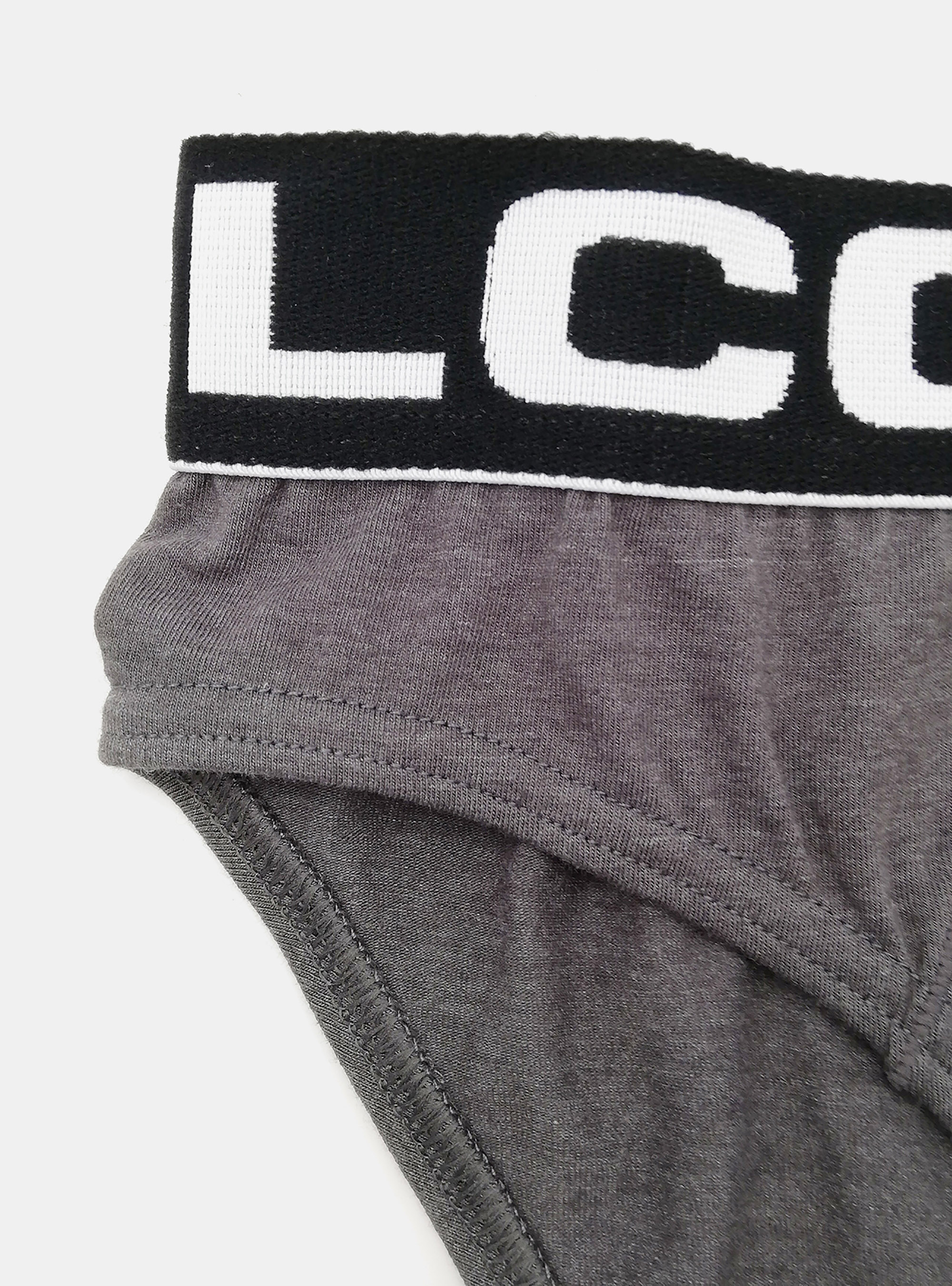 SLIP BASIC WITH LOGO, GREY MELANGE