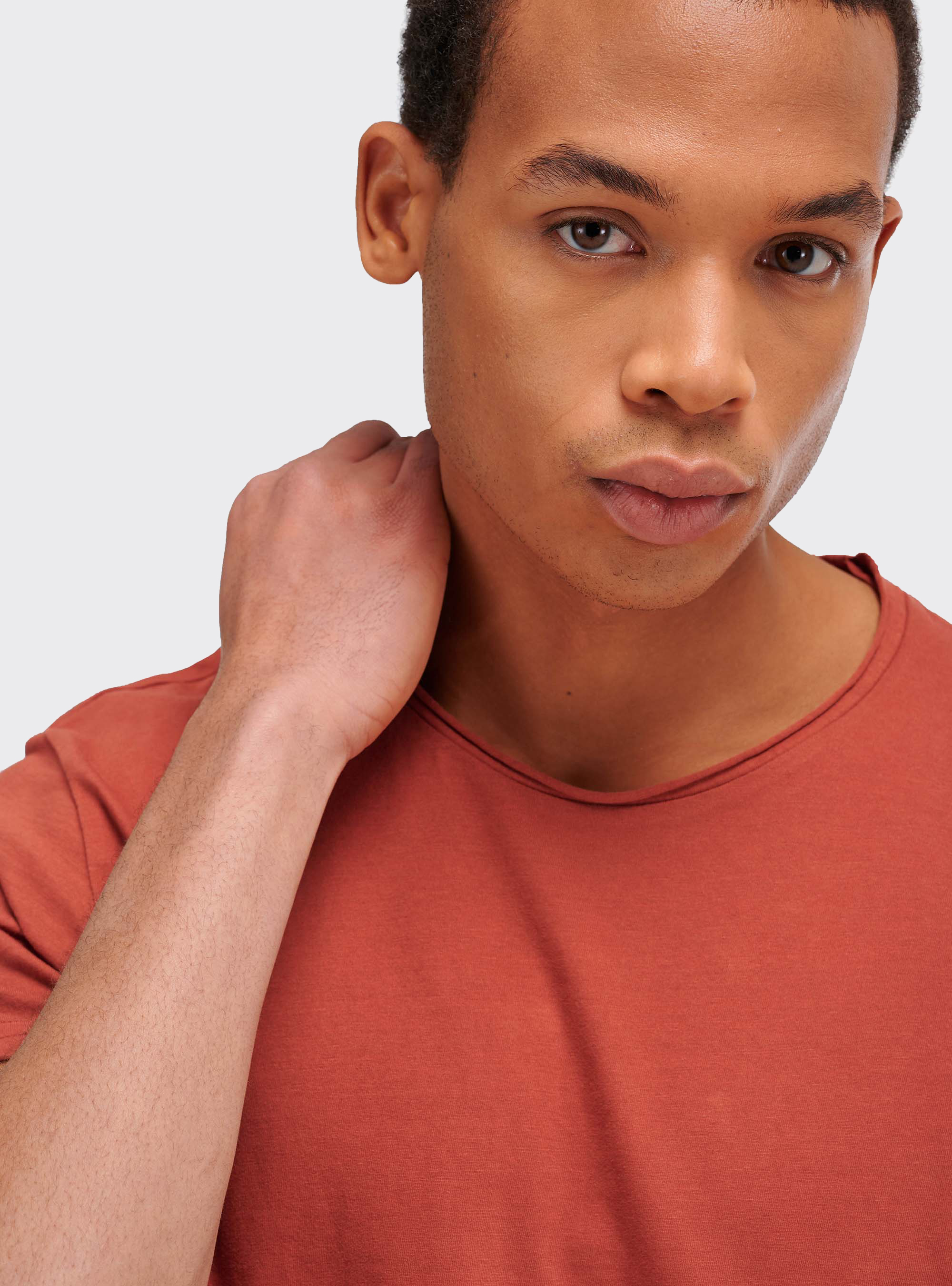 COLOR BLOCK T-SHIRT, RUSTY