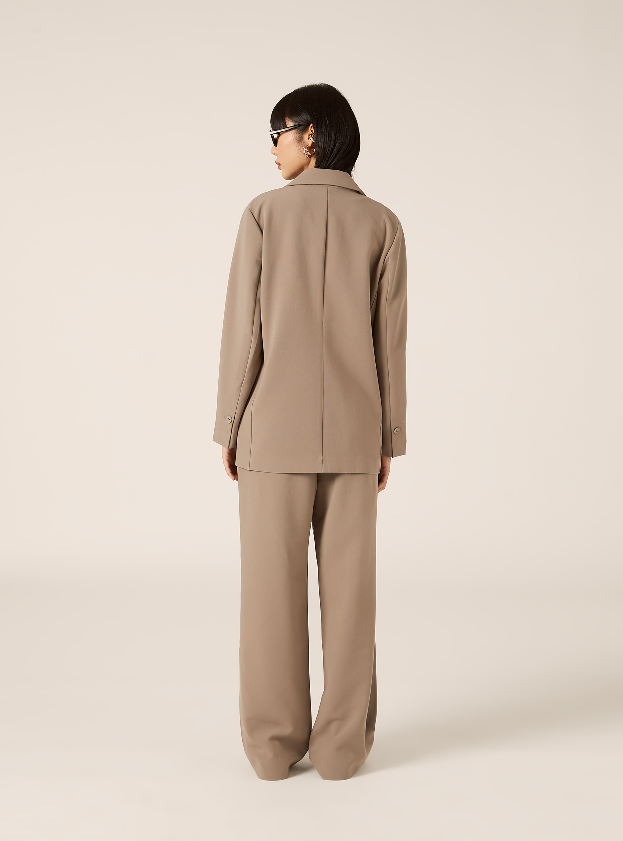 Blazer monopetto regular, BR3 BROWN LIGHT