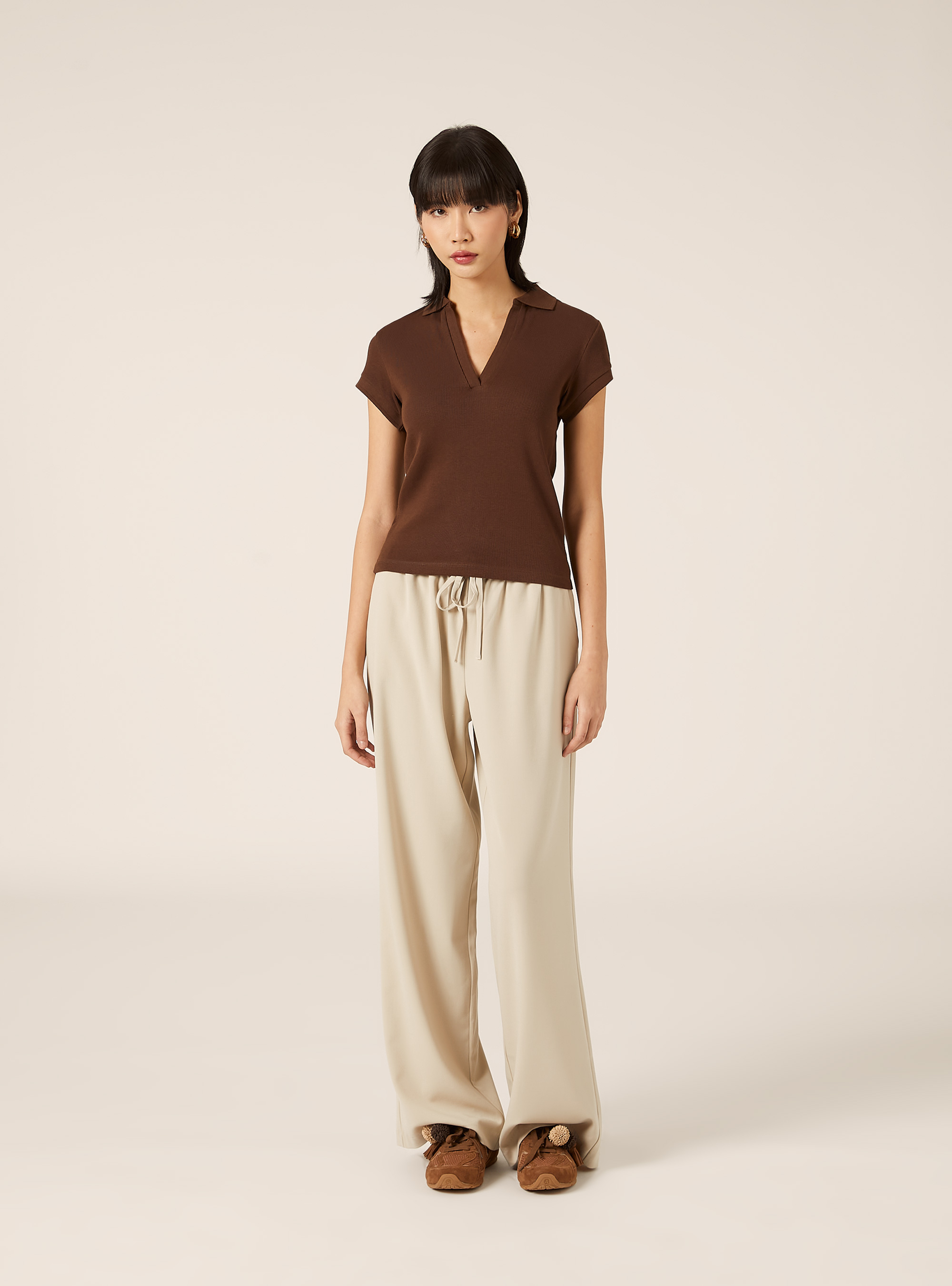 Polo a coste, BR2 BROWN MEDIUM