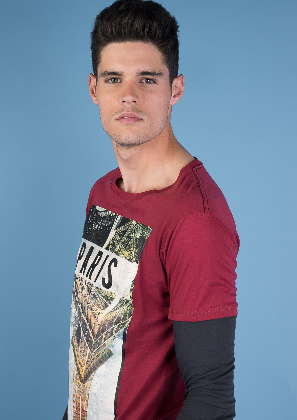 Maglietta a maniche lunghe con stampa