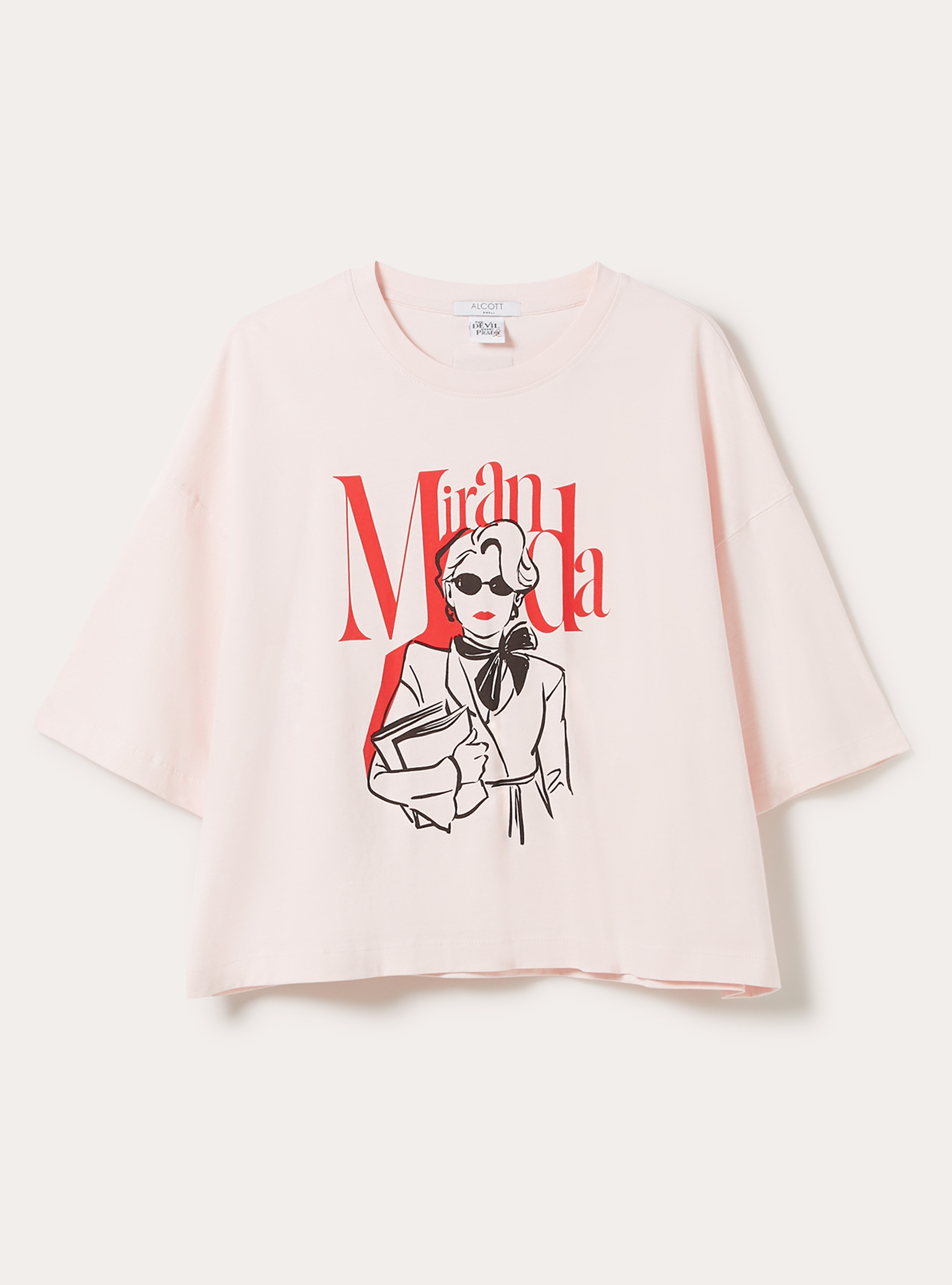 T-shirt over il diavolo veste prada, PK3 PINK LIGHT