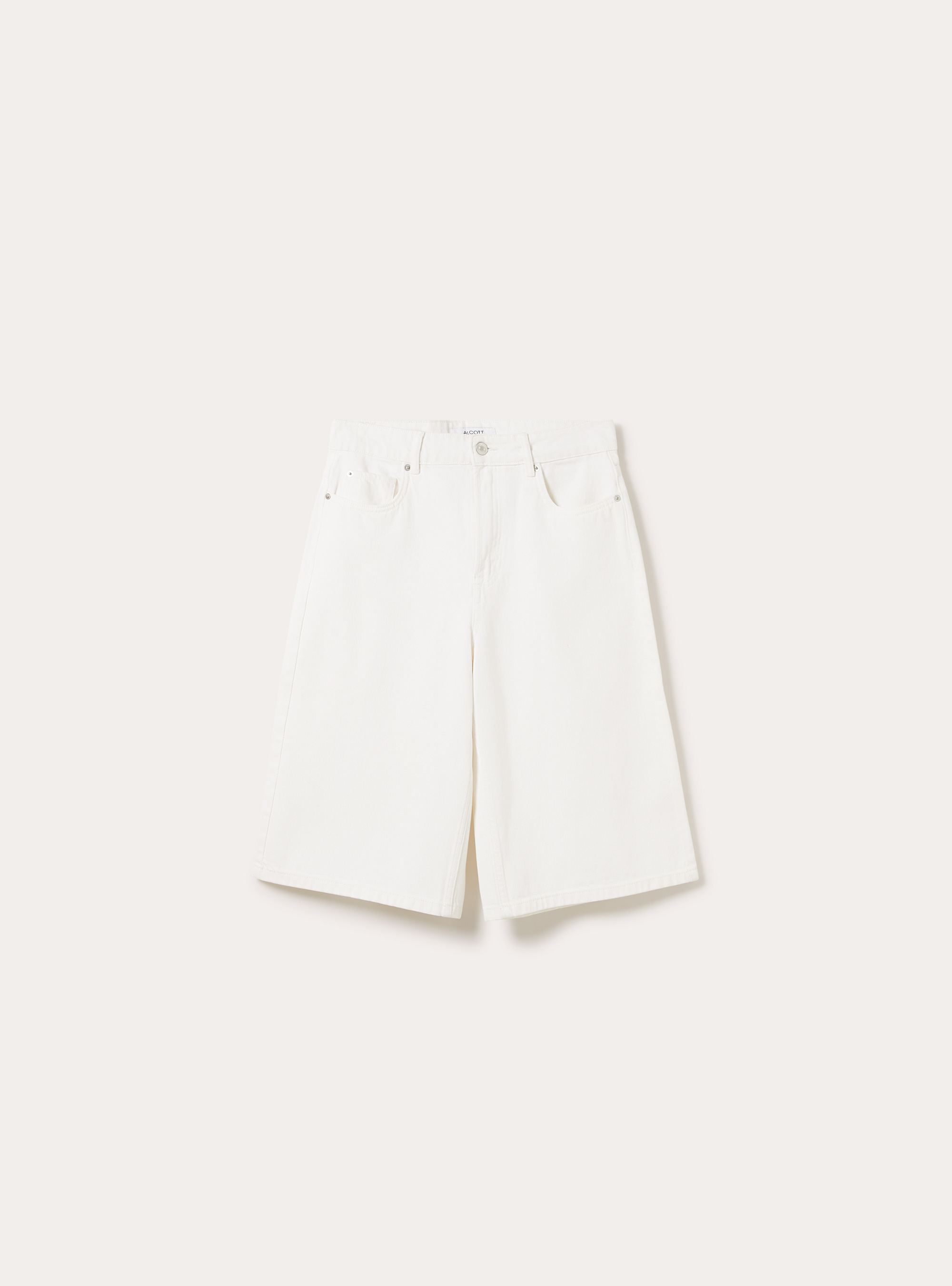 Bermuda jort fit in denim colorato, WH1 OFF WHITE