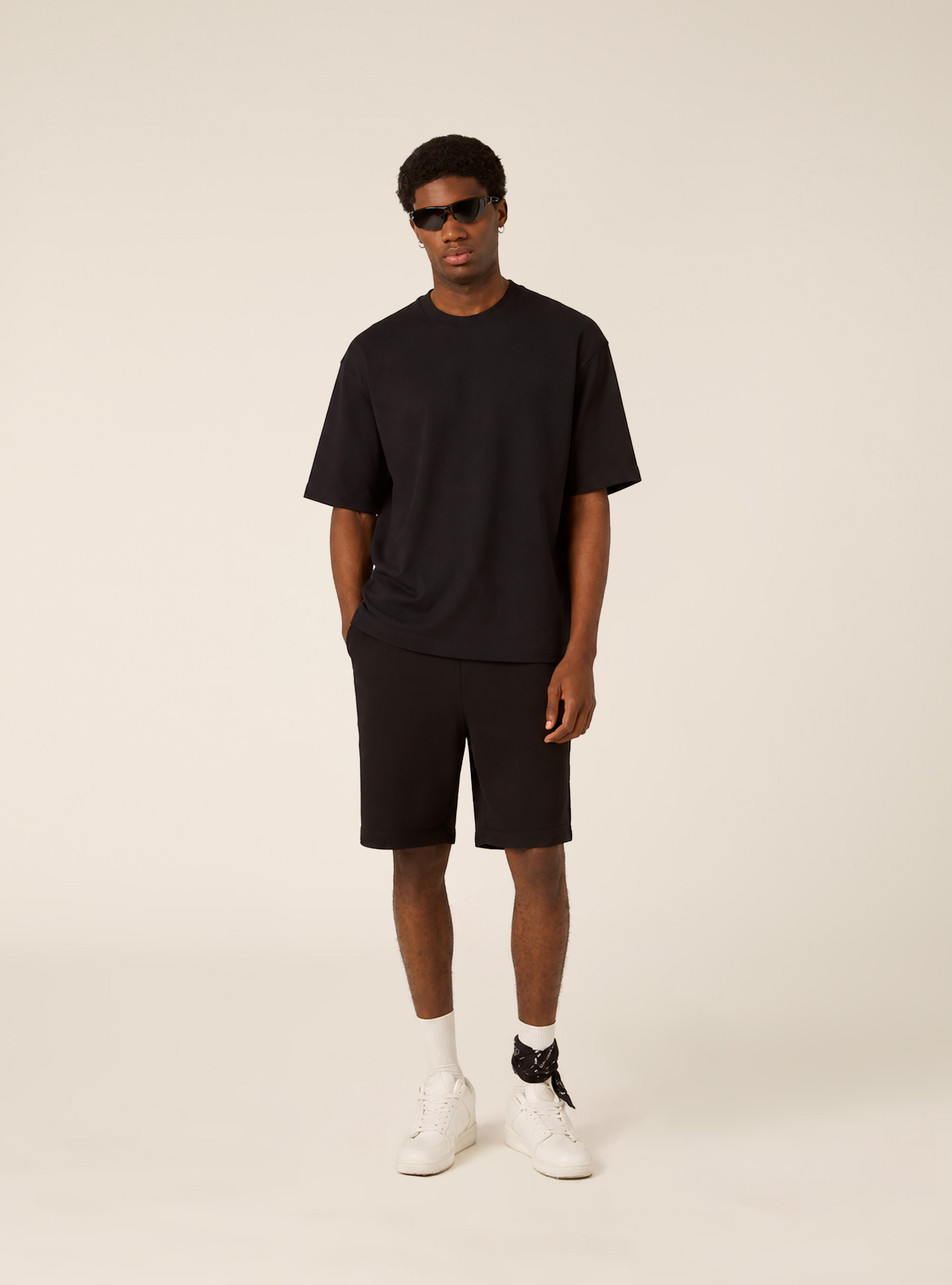 Lettering Print T-Shirt, BK1 BLACK