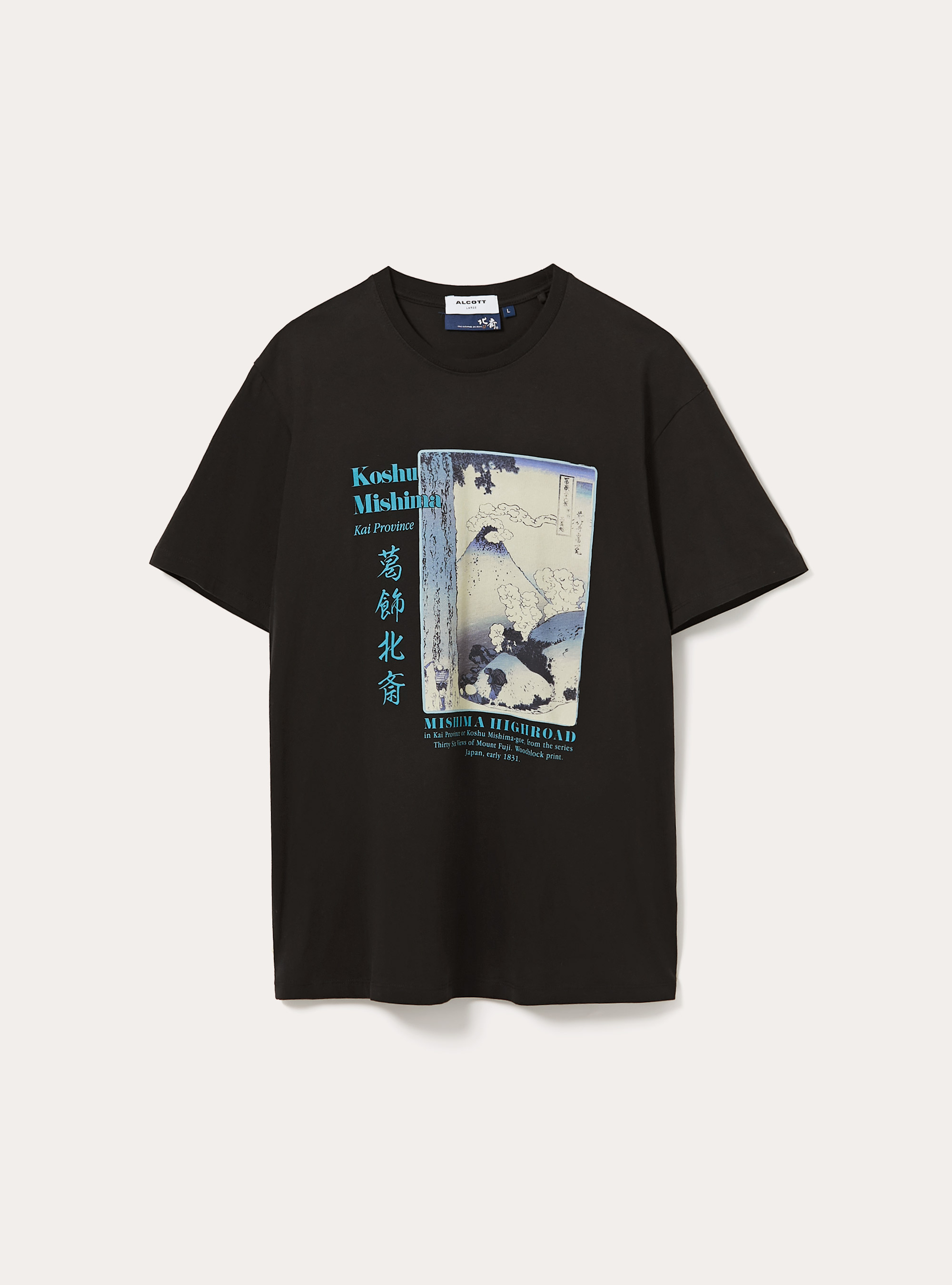 Art Collection / Alcott regular fit T-shirt, BK1 BLACK