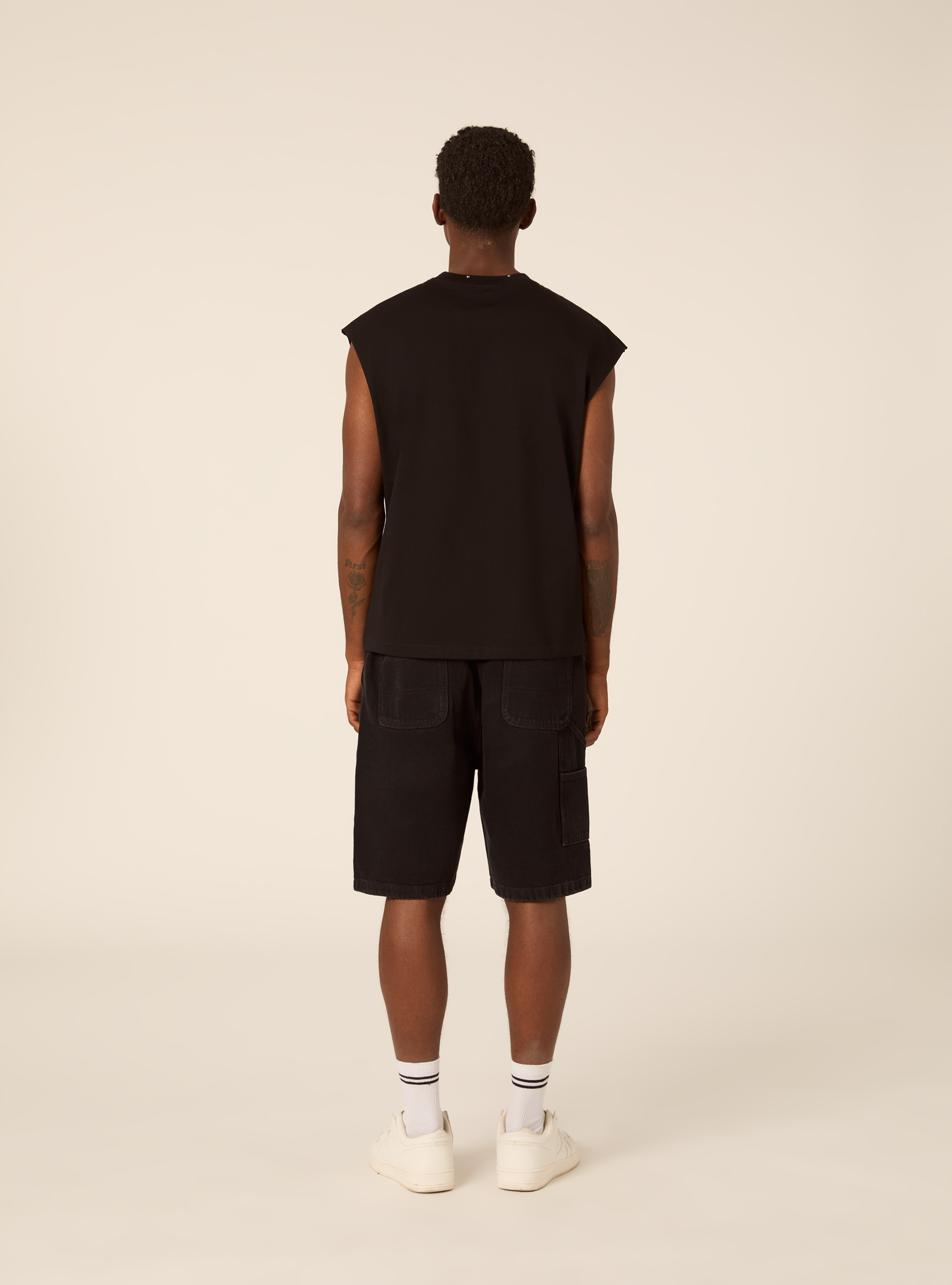 Canotta con stampa money, BK1 BLACK