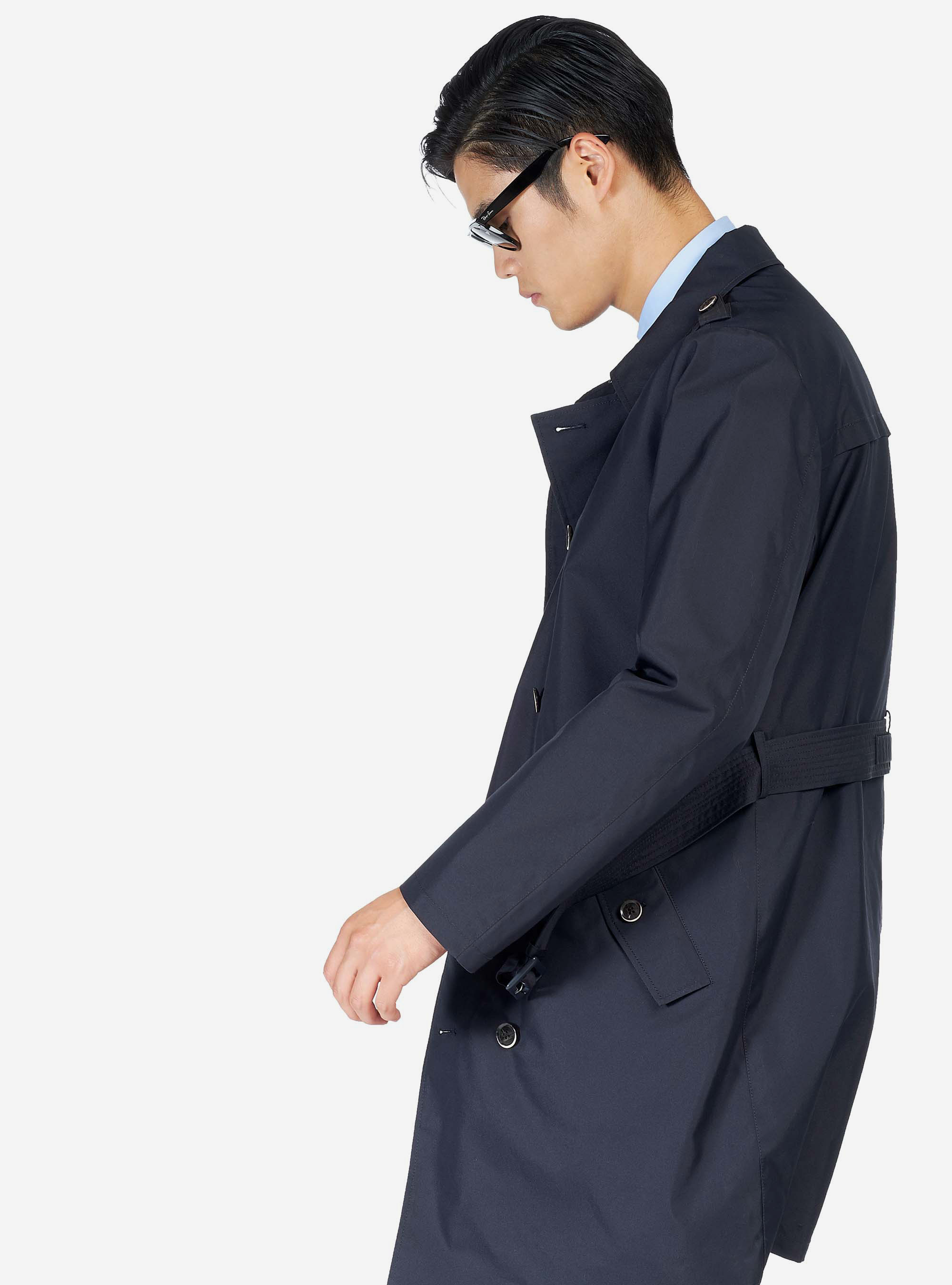 Impermeable  &agrave; double boutonnage, C2254 BLUE